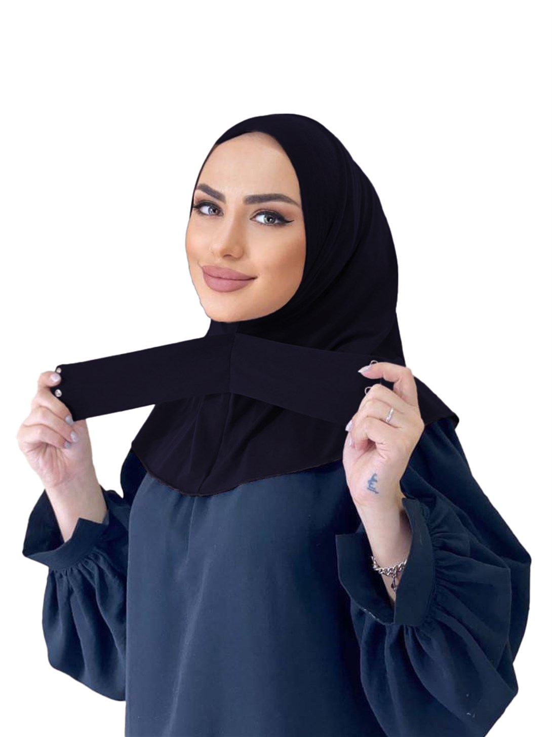 Çıtçıtlı Bayan Bone Şal