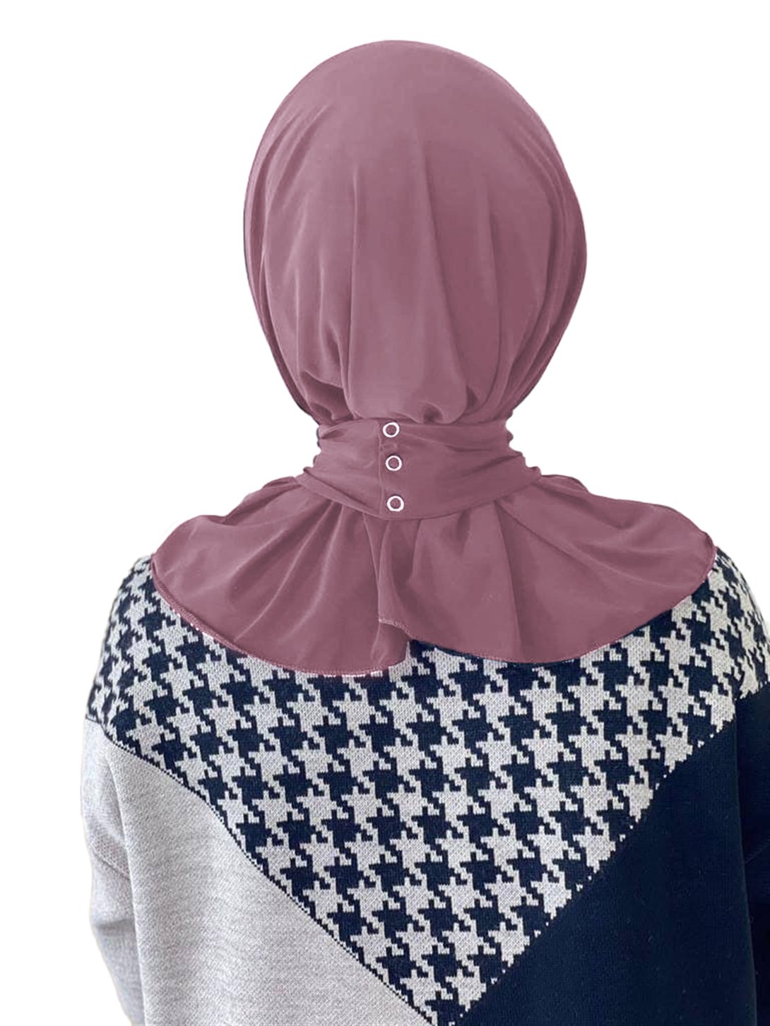 Çıtçıtlı Bayan Bone Şal