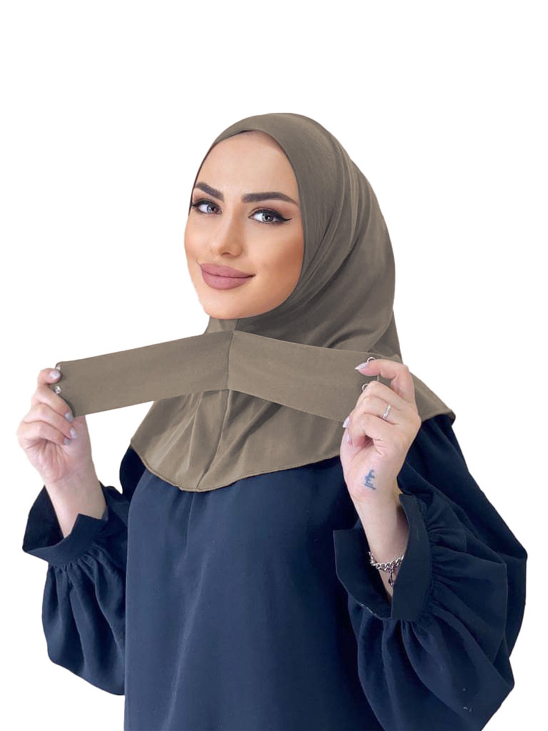 Çıtçıtlı Bayan Bone Şal