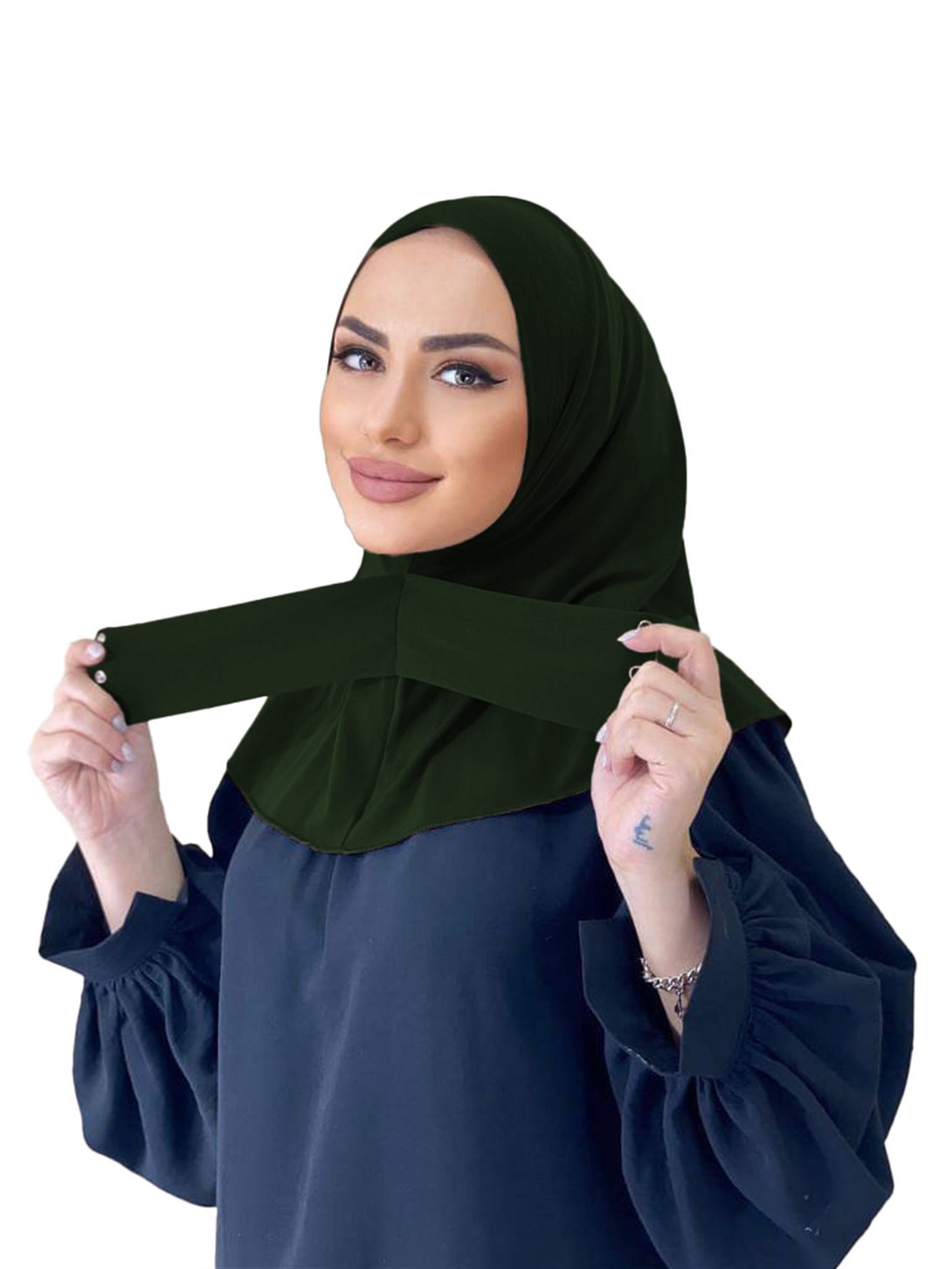 Çıtçıtlı Bayan Bone Şal