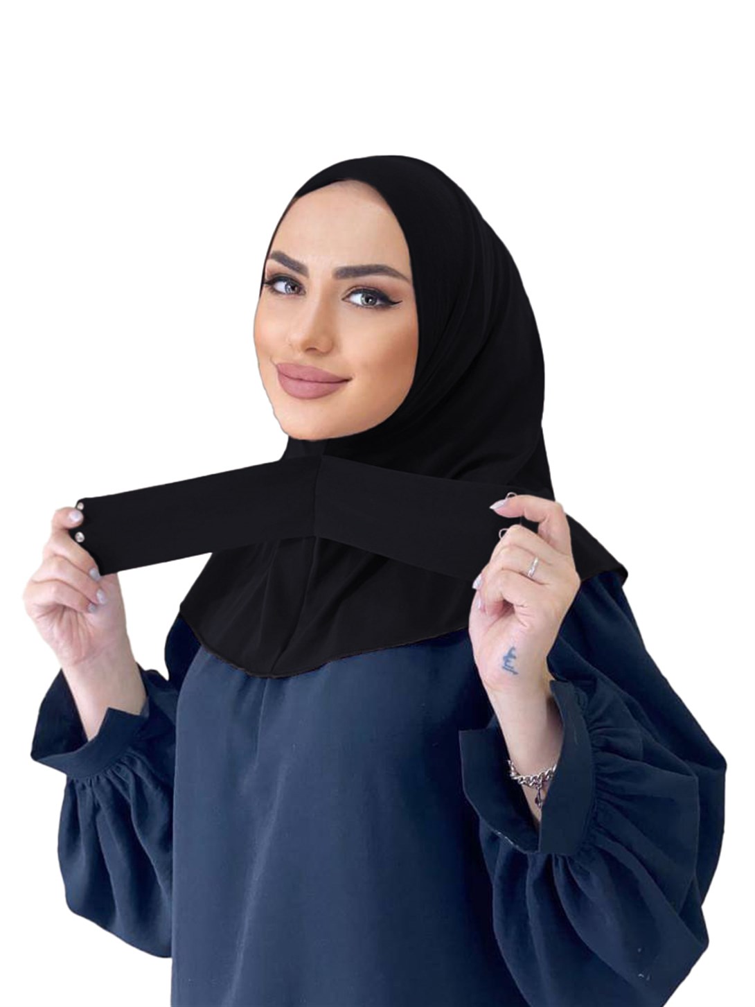 Çıtçıtlı Bayan Bone Şal