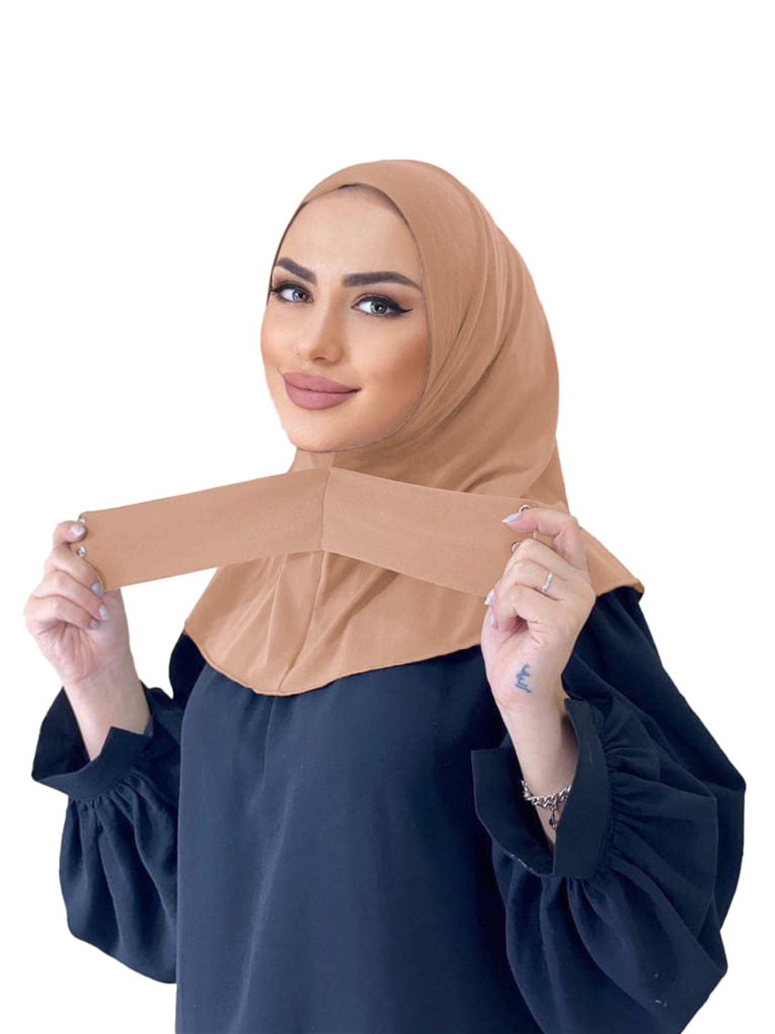 Çıtçıtlı Bayan Bone Şal