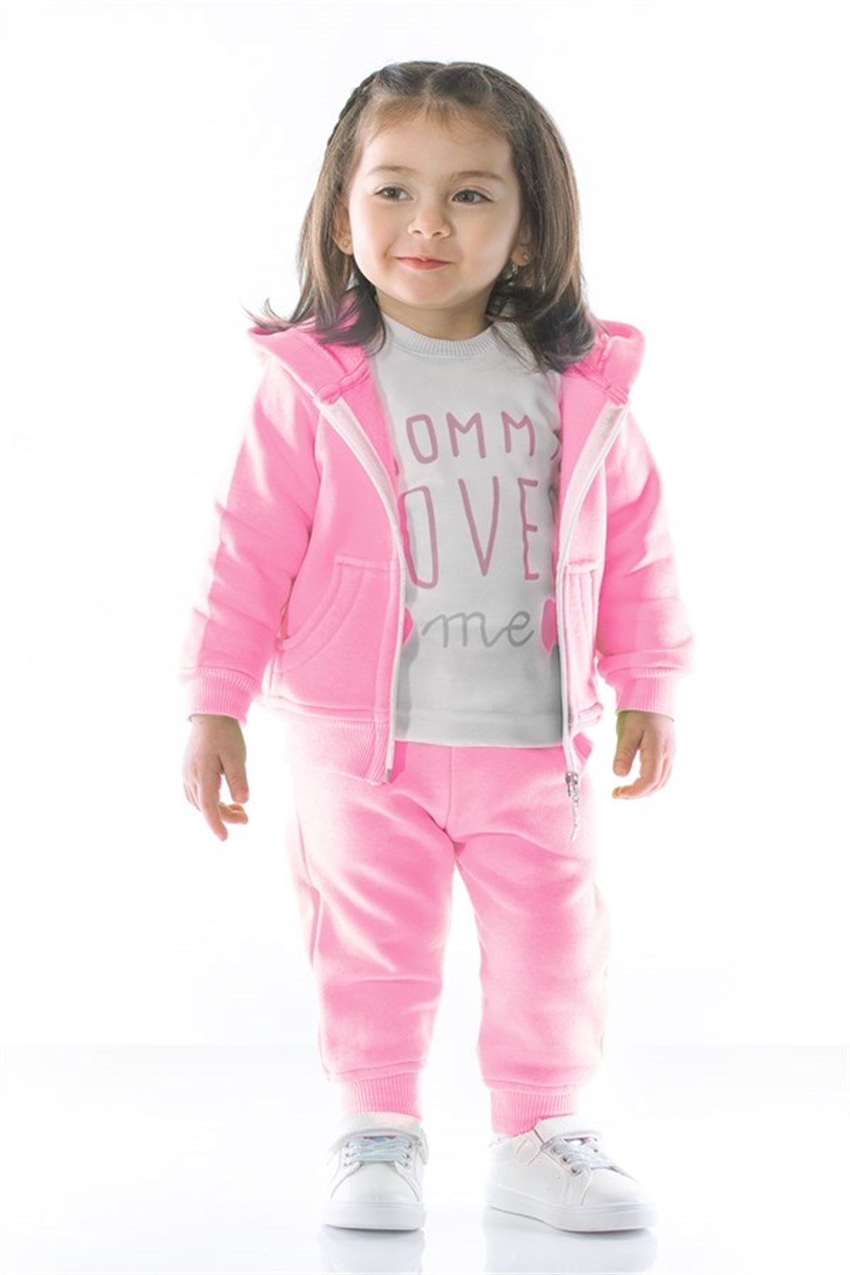 Kapüşonlu Kışlık Bebek Pijama Takımı