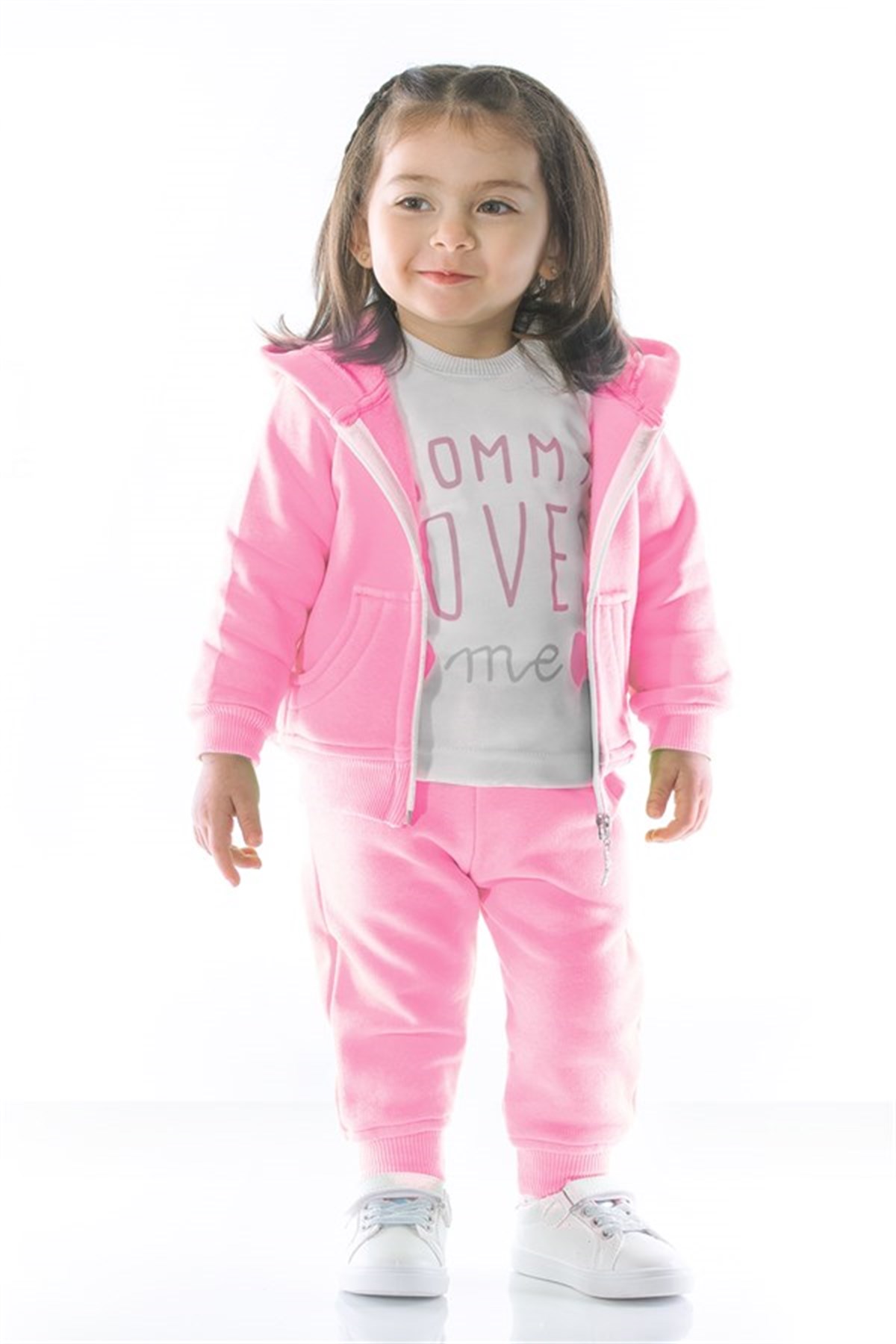 Kapüşonlu Kışlık Bebek Pijama Takımı