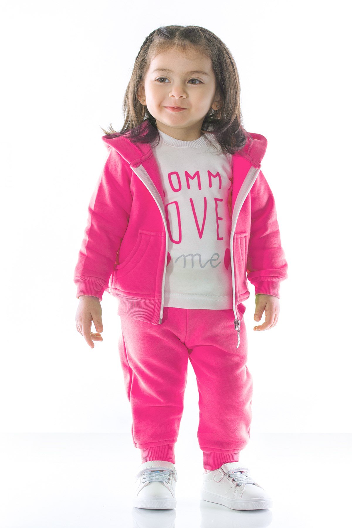 Kapüşonlu Kışlık Bebek Pijama Takımı