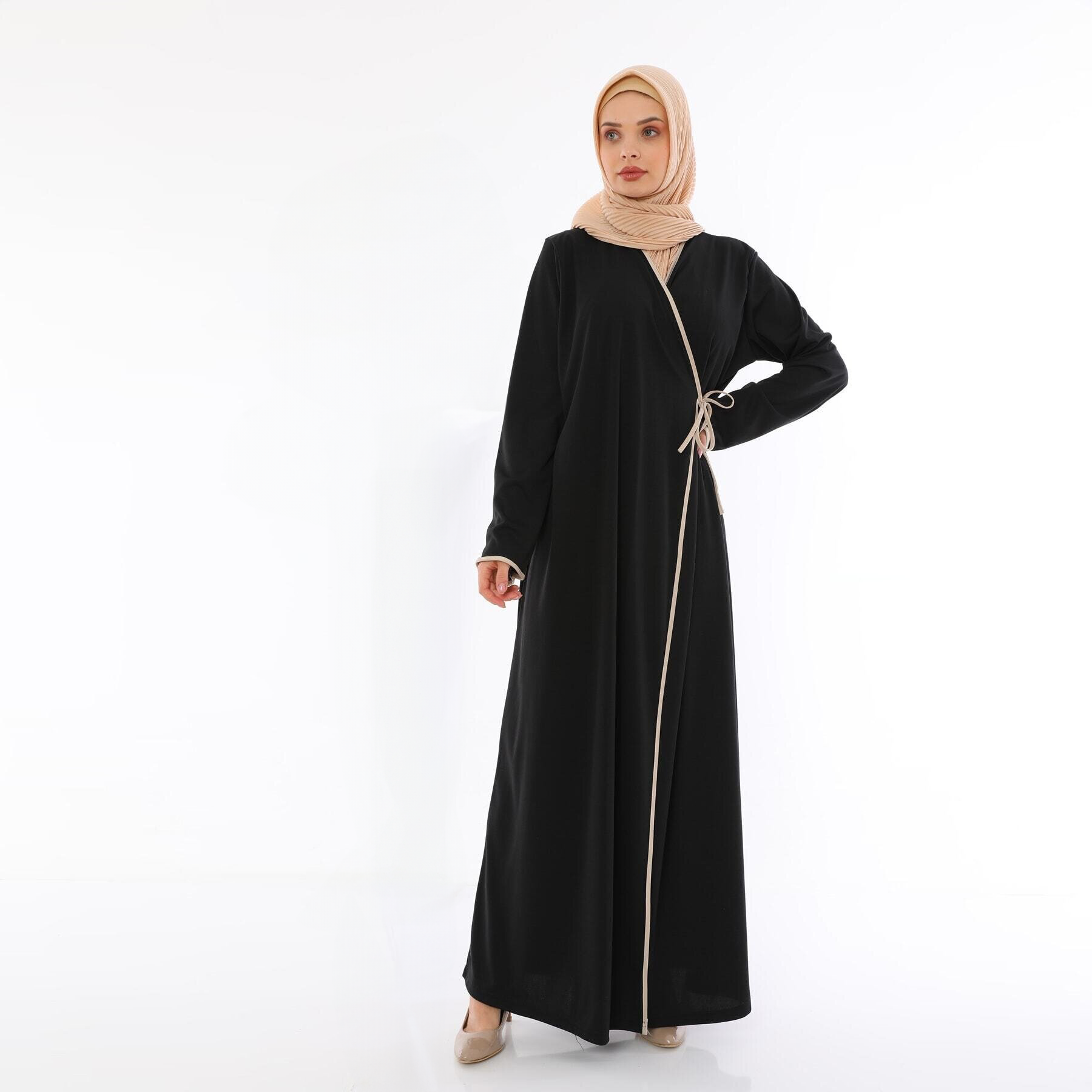 Yandan Bağlamalı Namaz Elbisesi