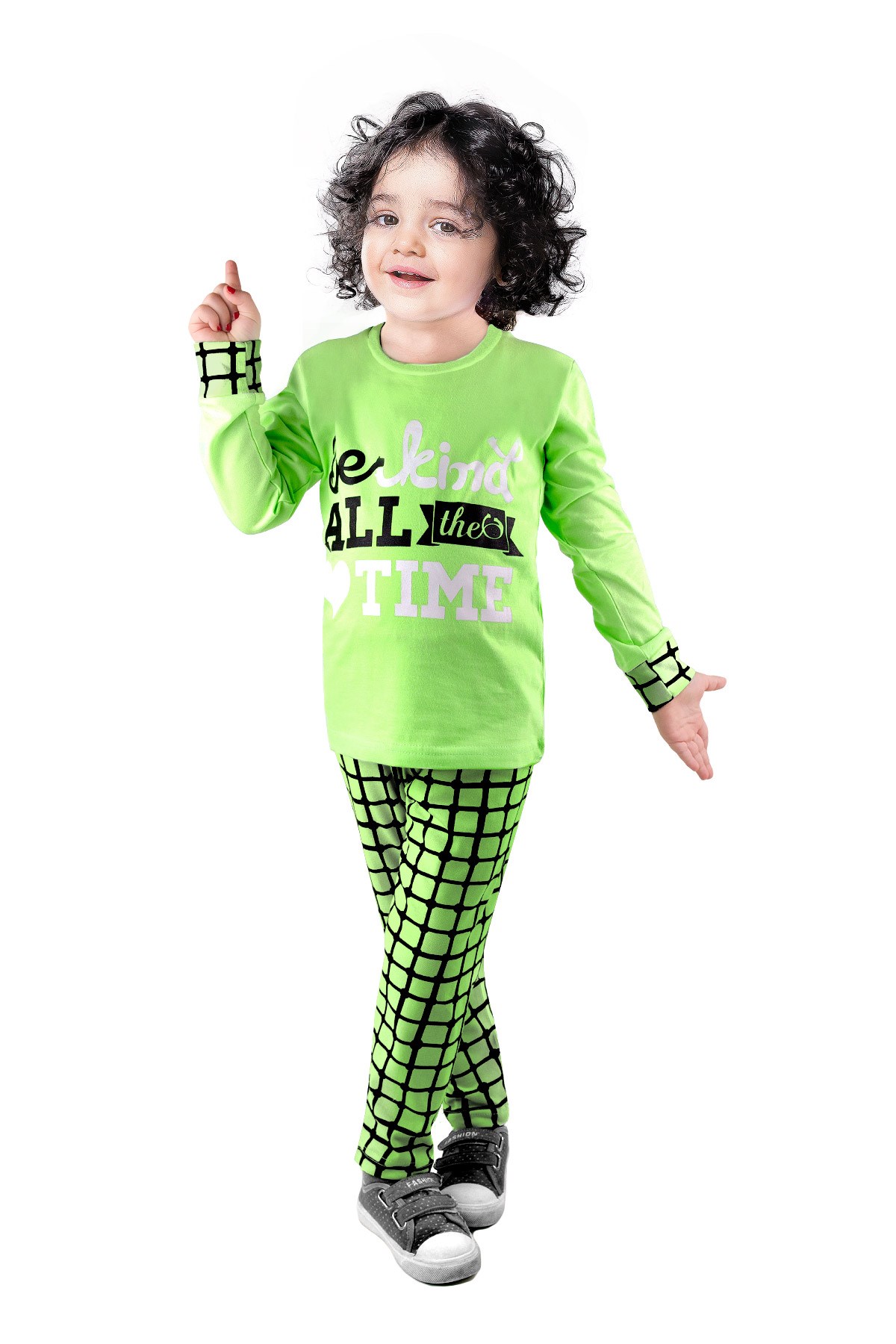 YAZI BASKILI MEVSİMLİK ÇOCUK TAKIMI