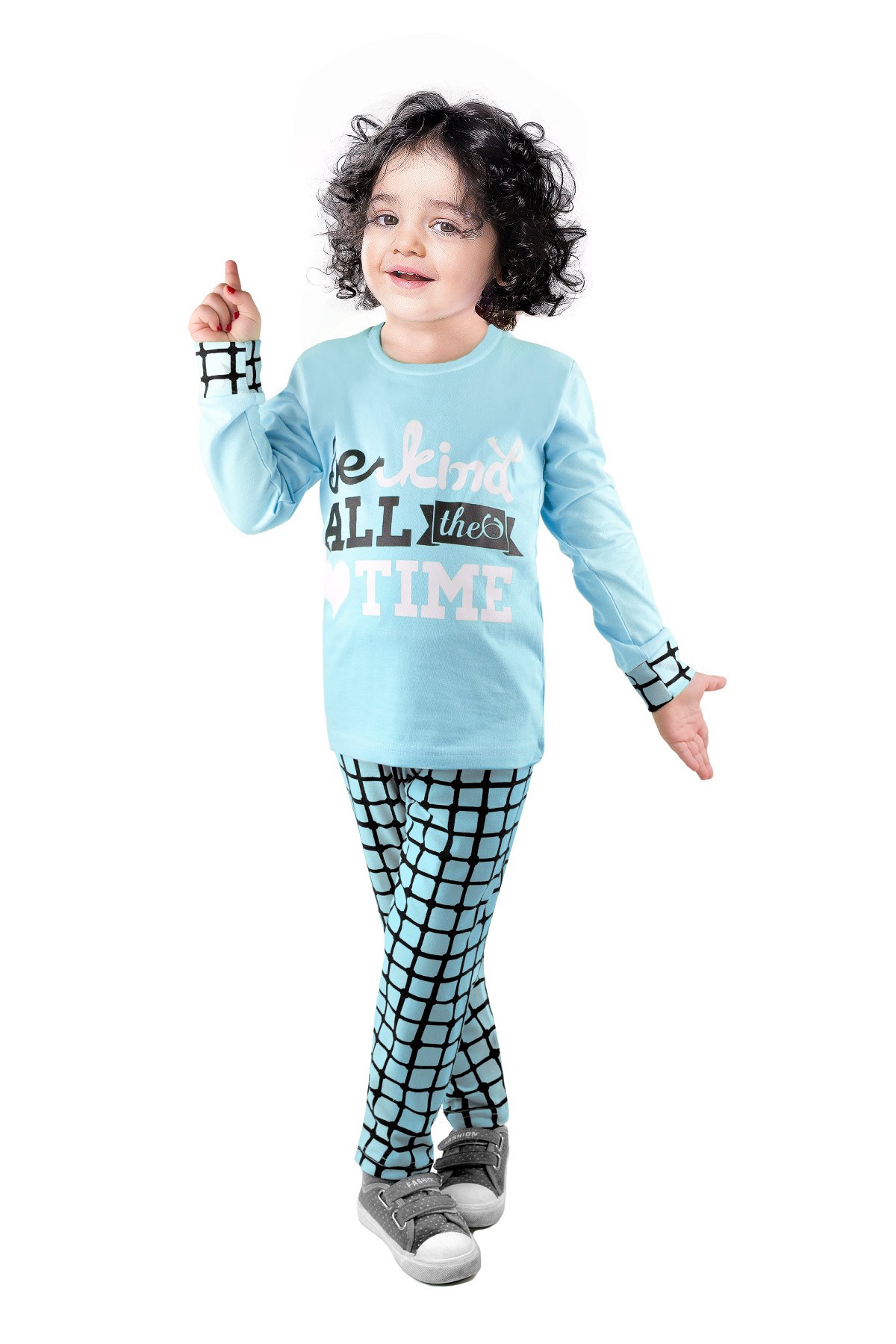 YAZI BASKILI MEVSİMLİK ÇOCUK TAKIMI