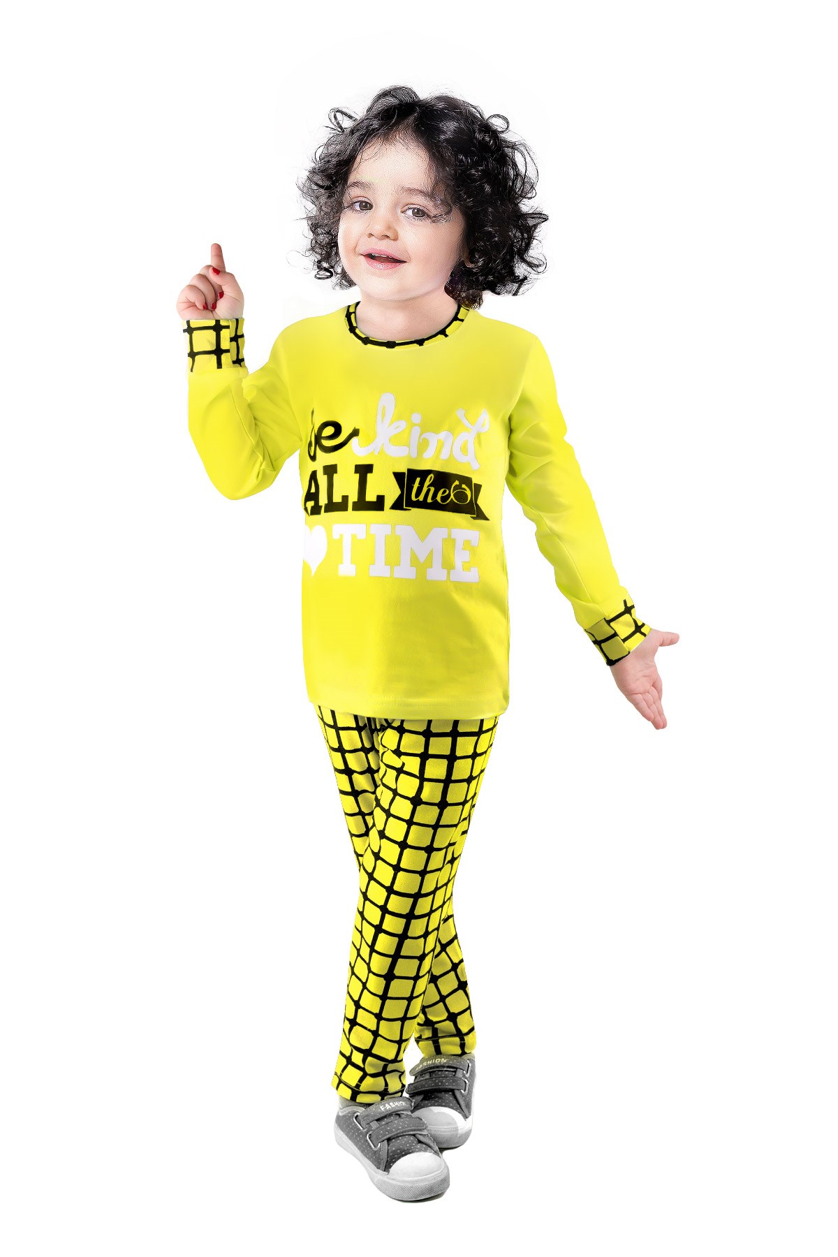 YAZI BASKILI MEVSİMLİK ÇOCUK TAKIMI