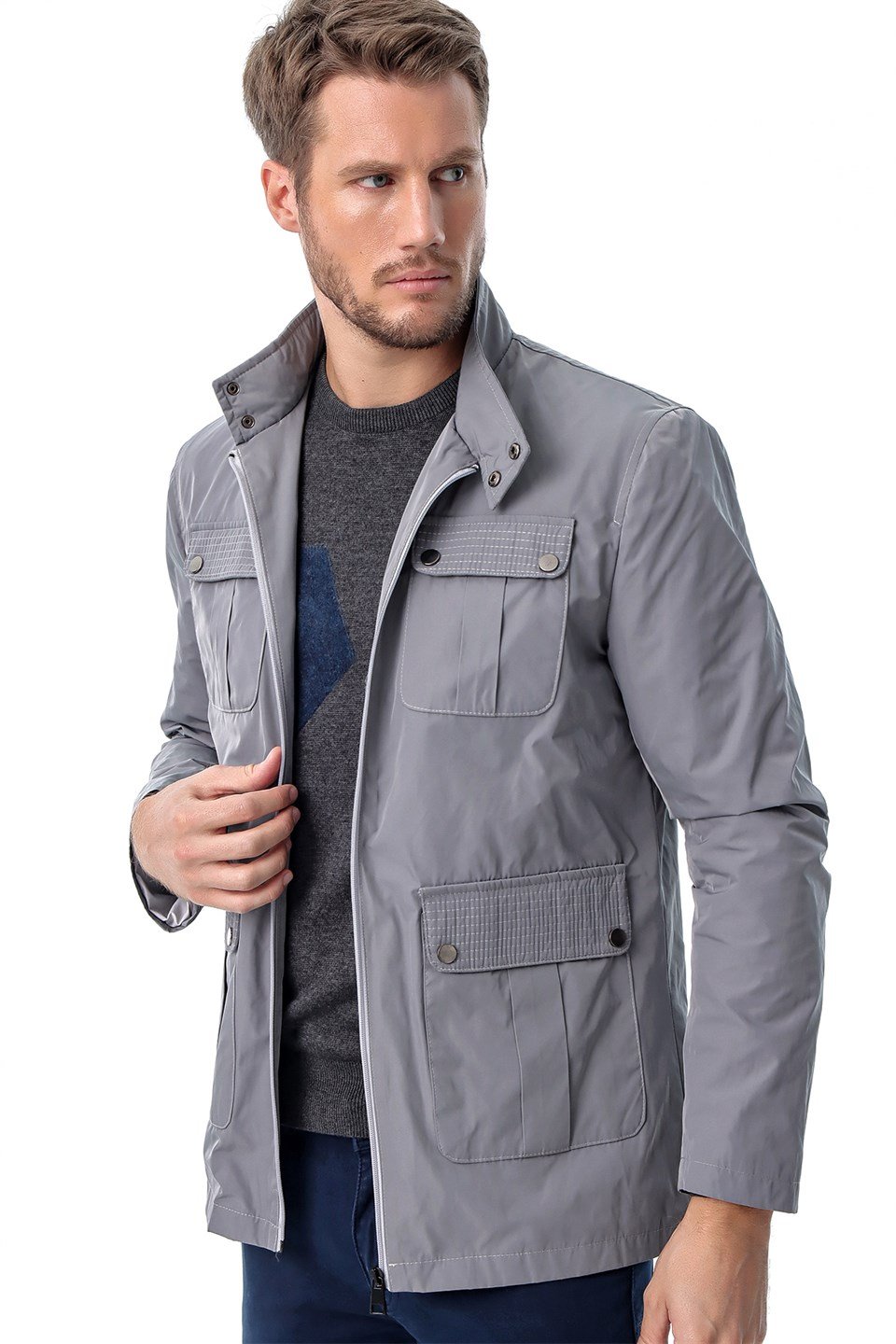  Morven Erkek BAHARLIK MONT-1004 Gri