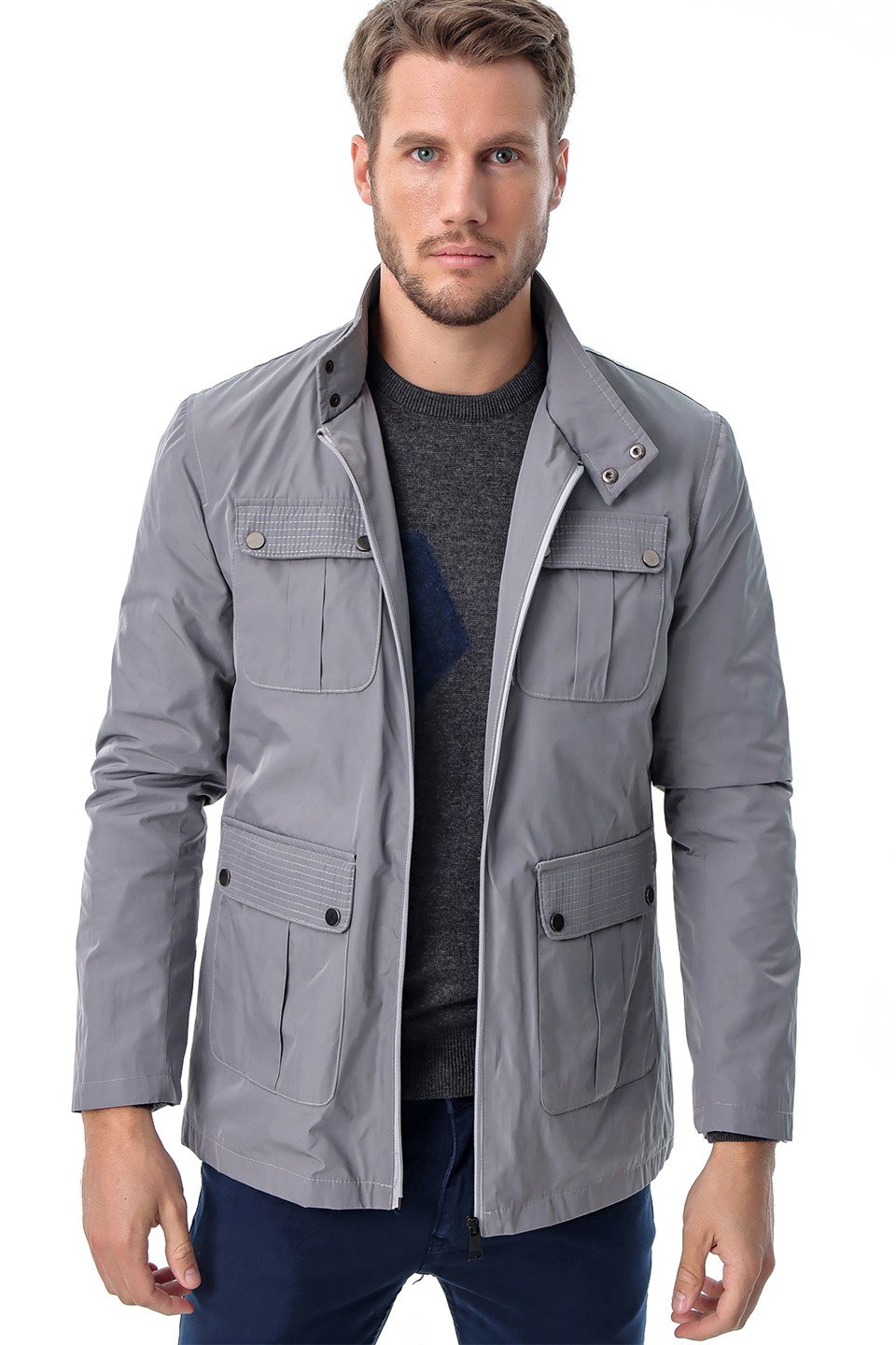  Morven Erkek BAHARLIK MONT-1004 Gri