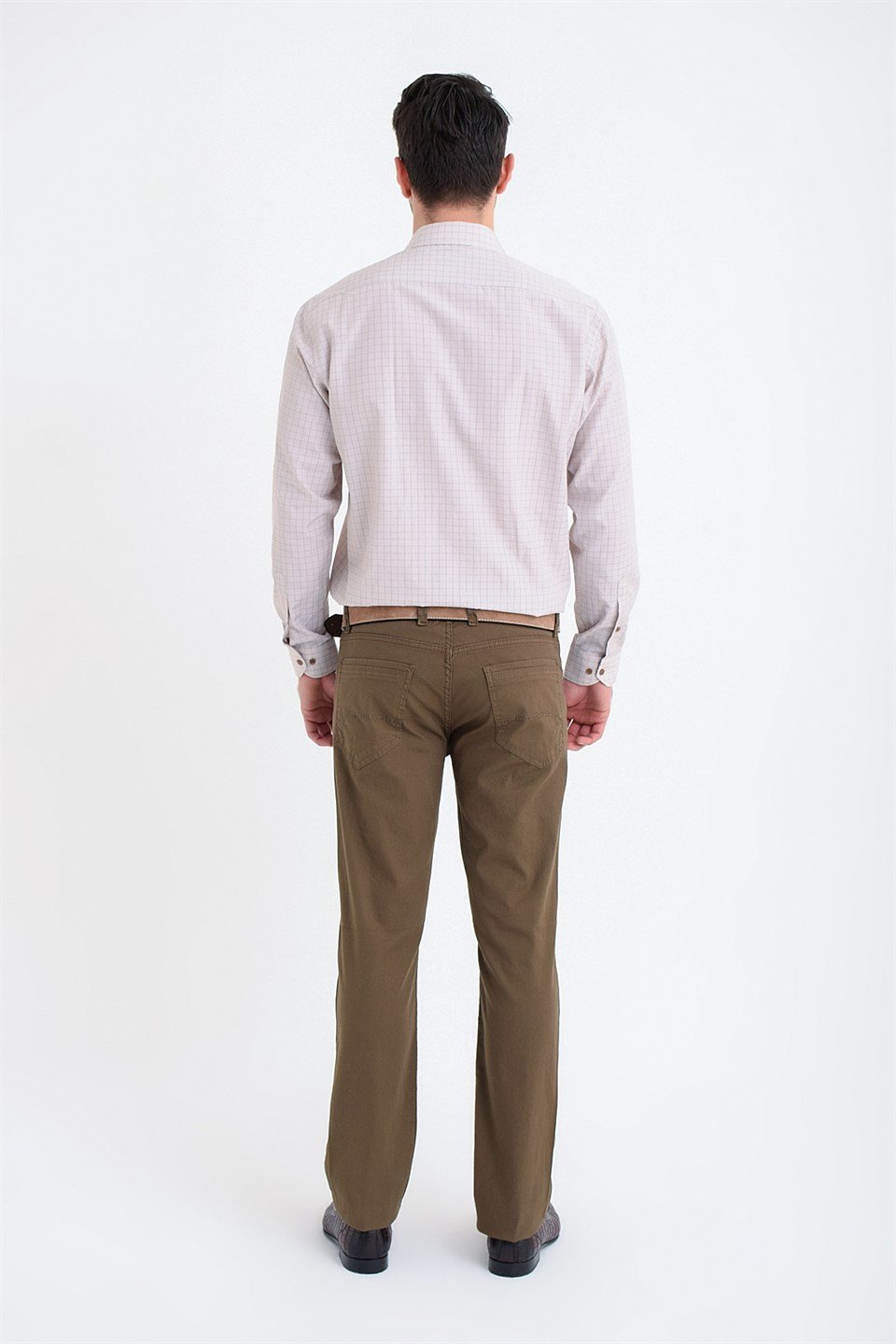  Morven Erkek Bej Boston Pamuklu Dynamic Fit Rahat Kesim 5 Cep Kot Pantolon