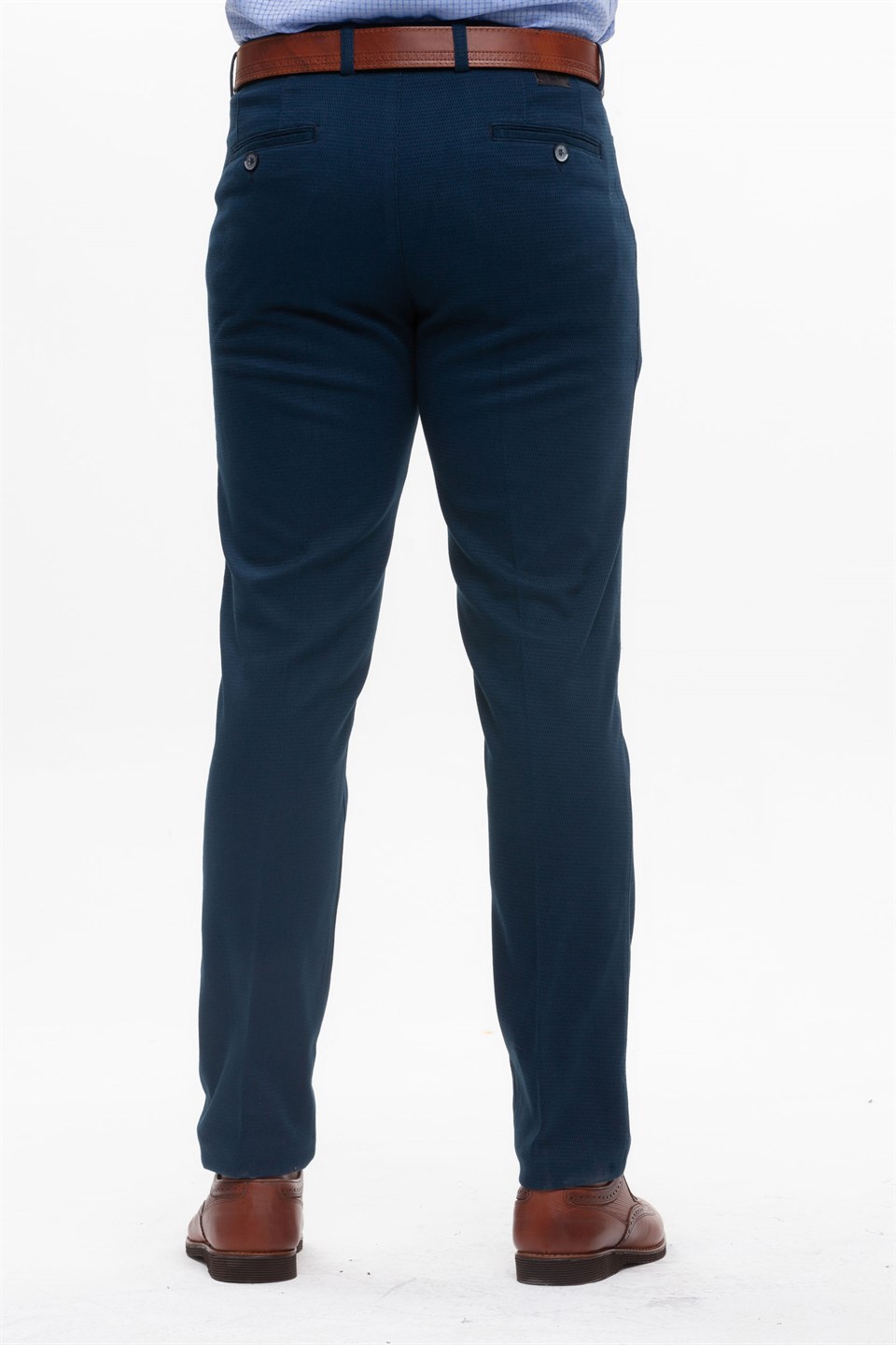  Morven Erkek Eyfel Slim Fit Pantolon Petrol Mavisi