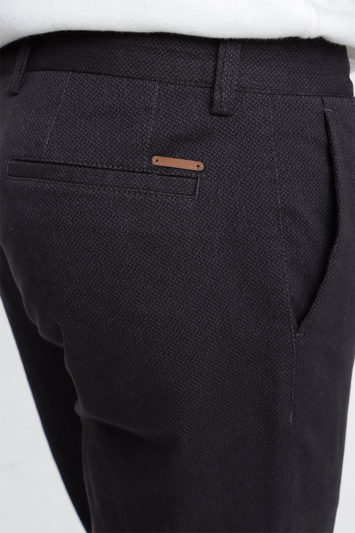  Morven Erkek Füme Palermo Pamuklu Slim Fit Yan Cep Keten Pantolon