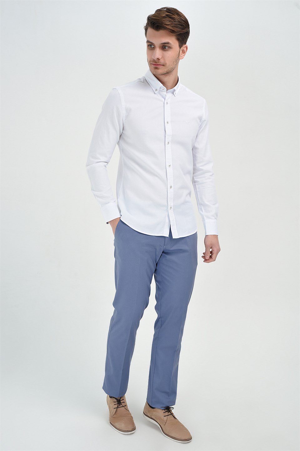  Morven Erkek Mavi Nantes Dinamik Fit Pantolon