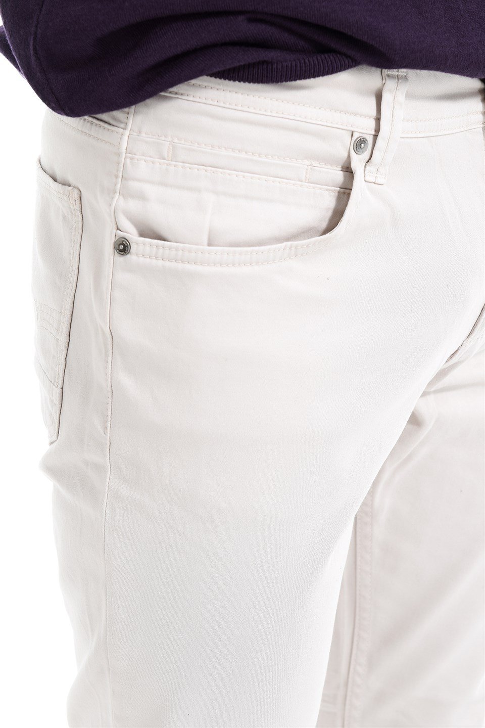  Morven Erkek Miami 5 Cep Pantolon Kremrengi