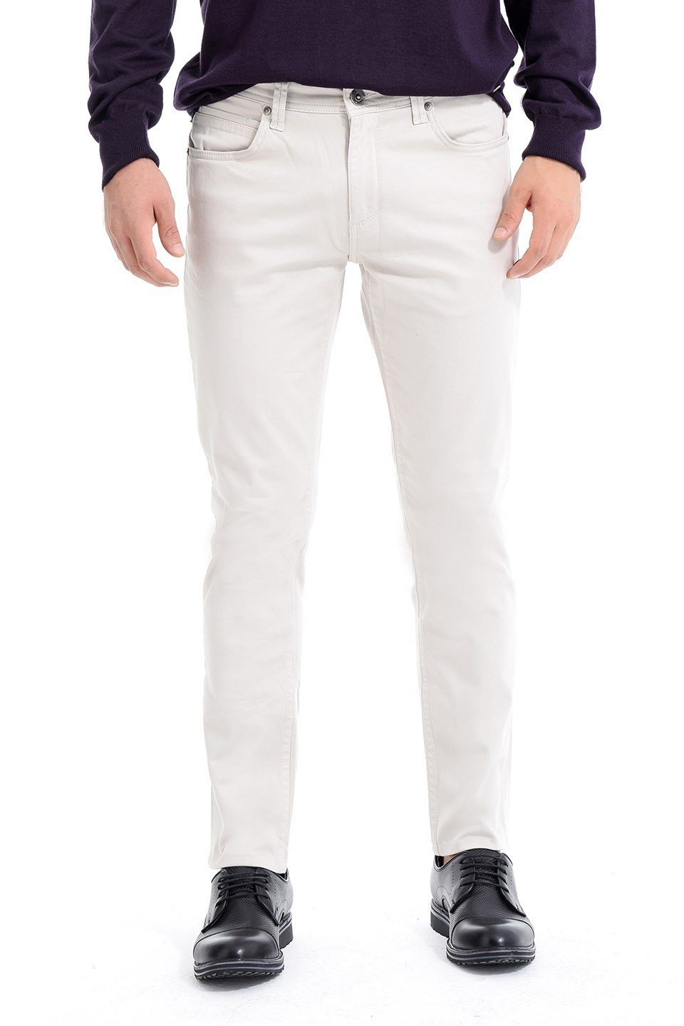  Morven Erkek Miami 5 Cep Pantolon Kremrengi