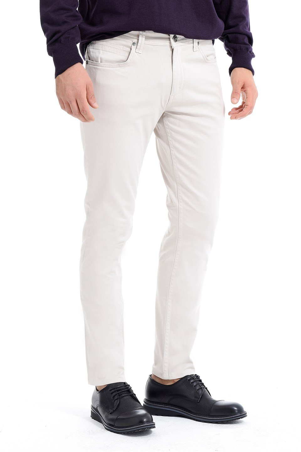  Morven Erkek Miami 5 Cep Pantolon Kremrengi