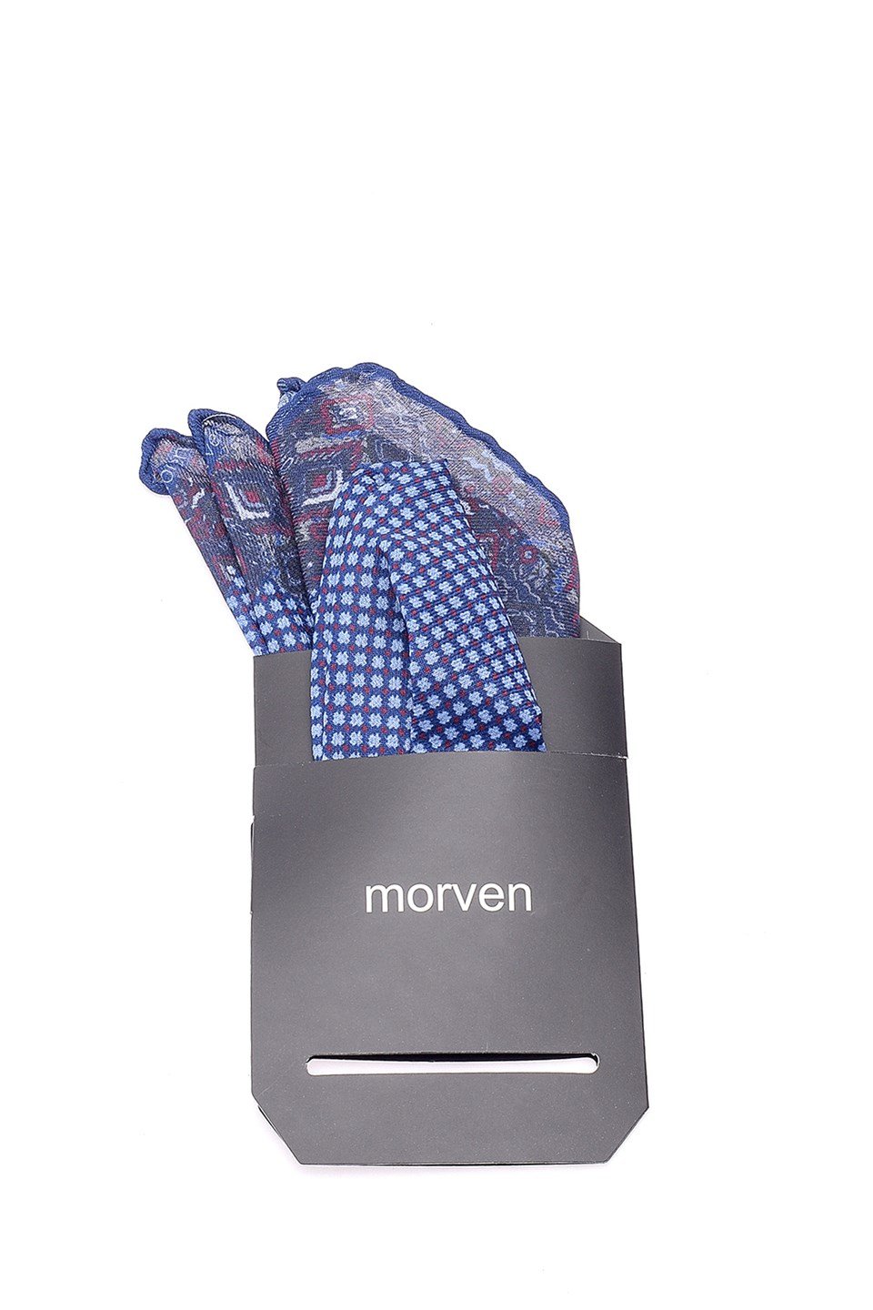  Morven Erkek Saks Mavisi Mendil
