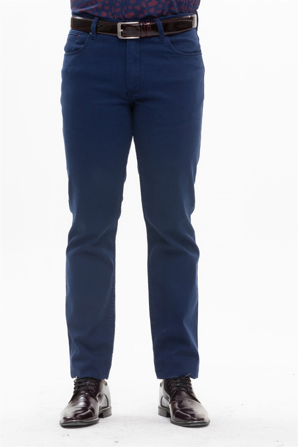  Morven Erkek Sassani Dinamik Fit 5 Cep Pantolon Marine
