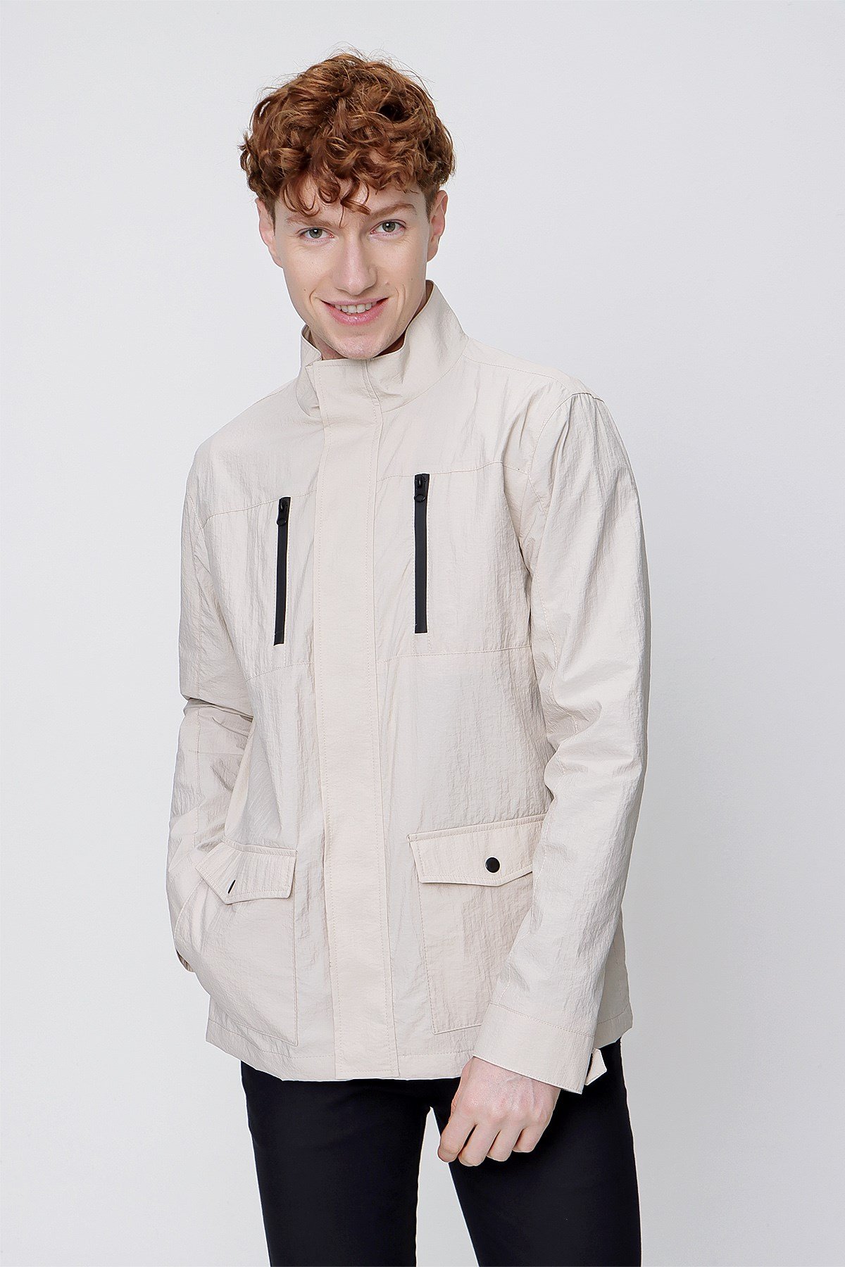  Morven Erkek Taş Pablo Dynamic Fit Safari Mont