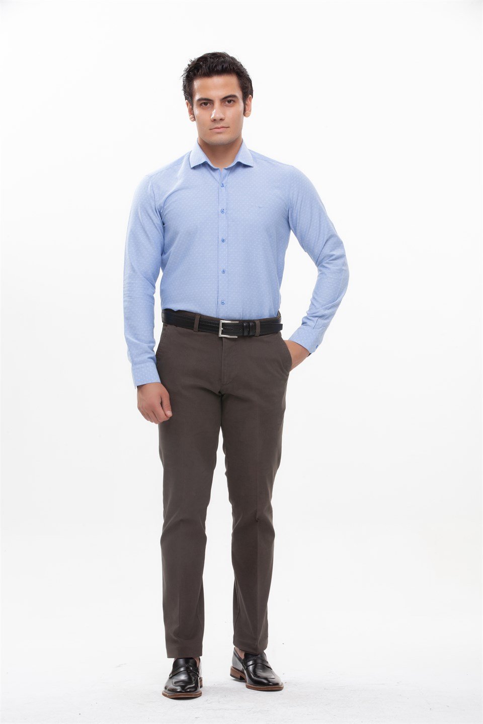  Morven Erkek Yeşil Canvas Dinamik Fit Pantolon