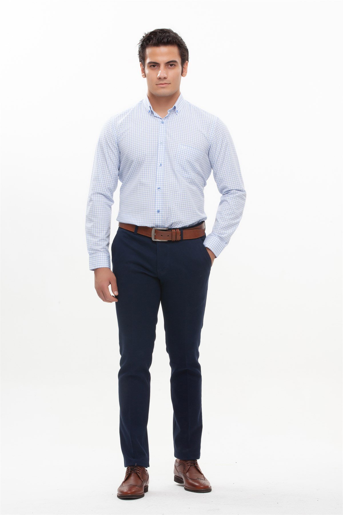 Eyfel Slim Fit Pantolon Lacivert