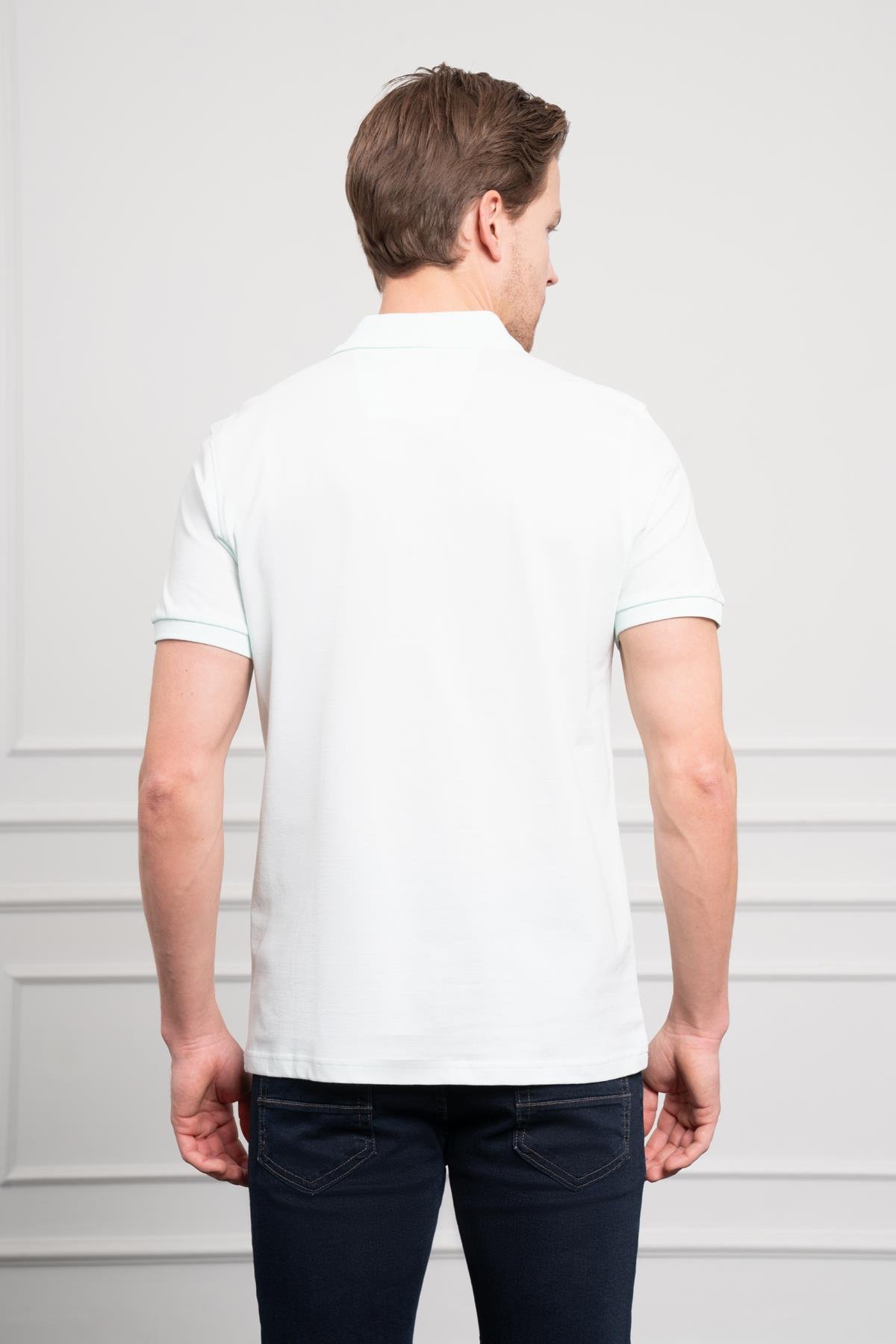 Morven Erkek A. MAVİ Basic Polo Yaka Dynamic Fit T-Shirt