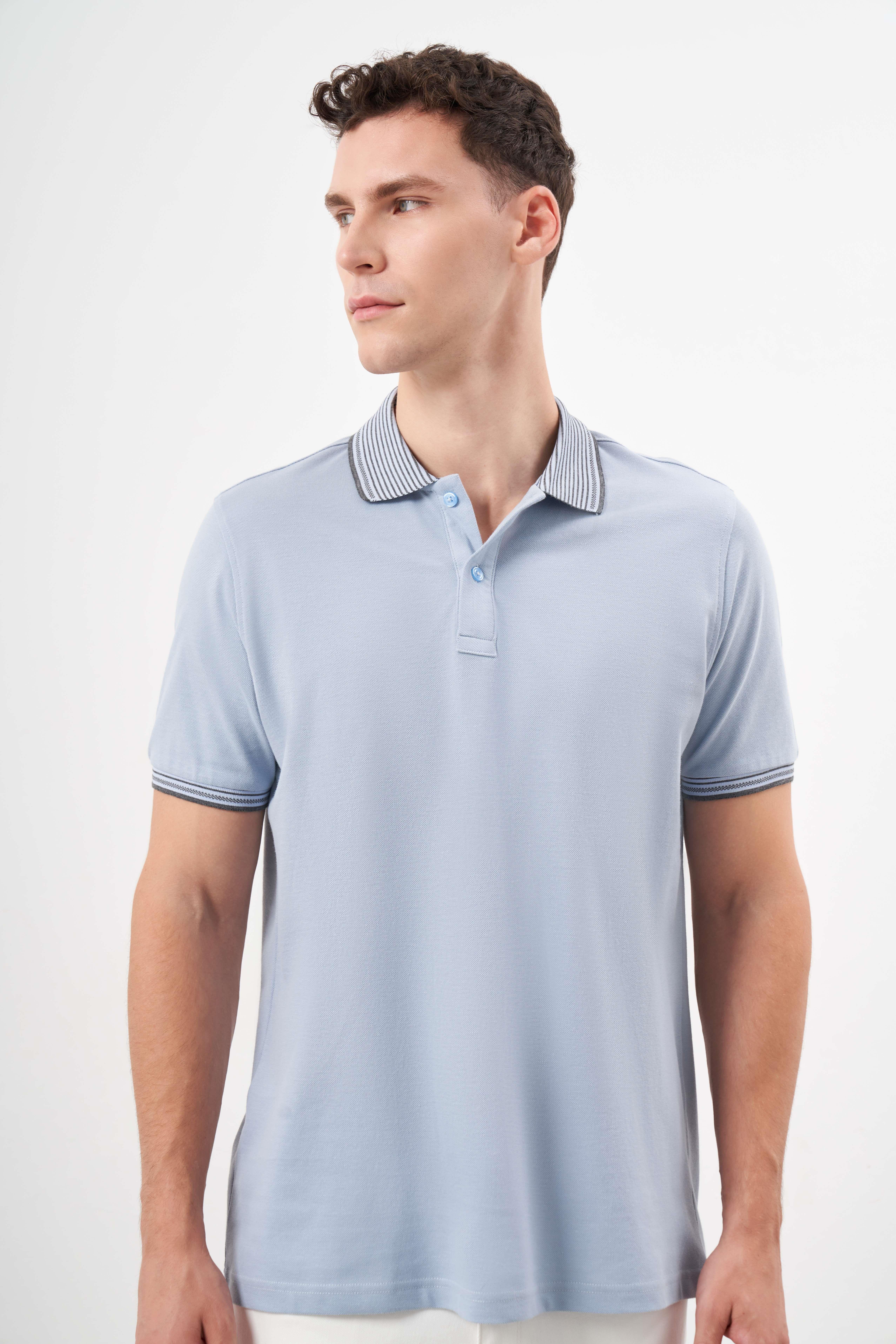 Morven Erkek A. MAVİ Trend Polo Yaka Dynamic Fit T-Shirt