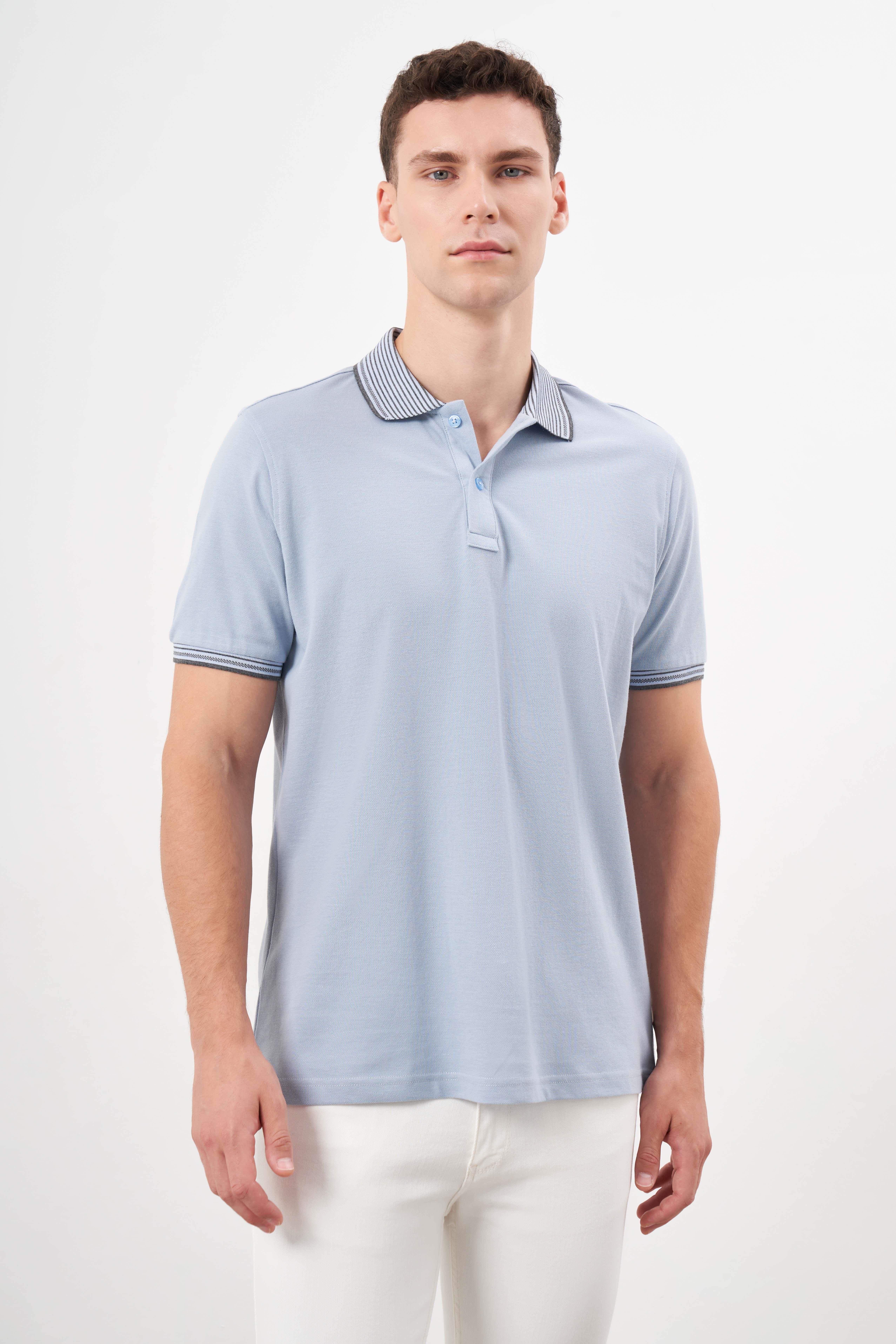 Morven Erkek A. MAVİ Trend Polo Yaka Dynamic Fit T-Shirt