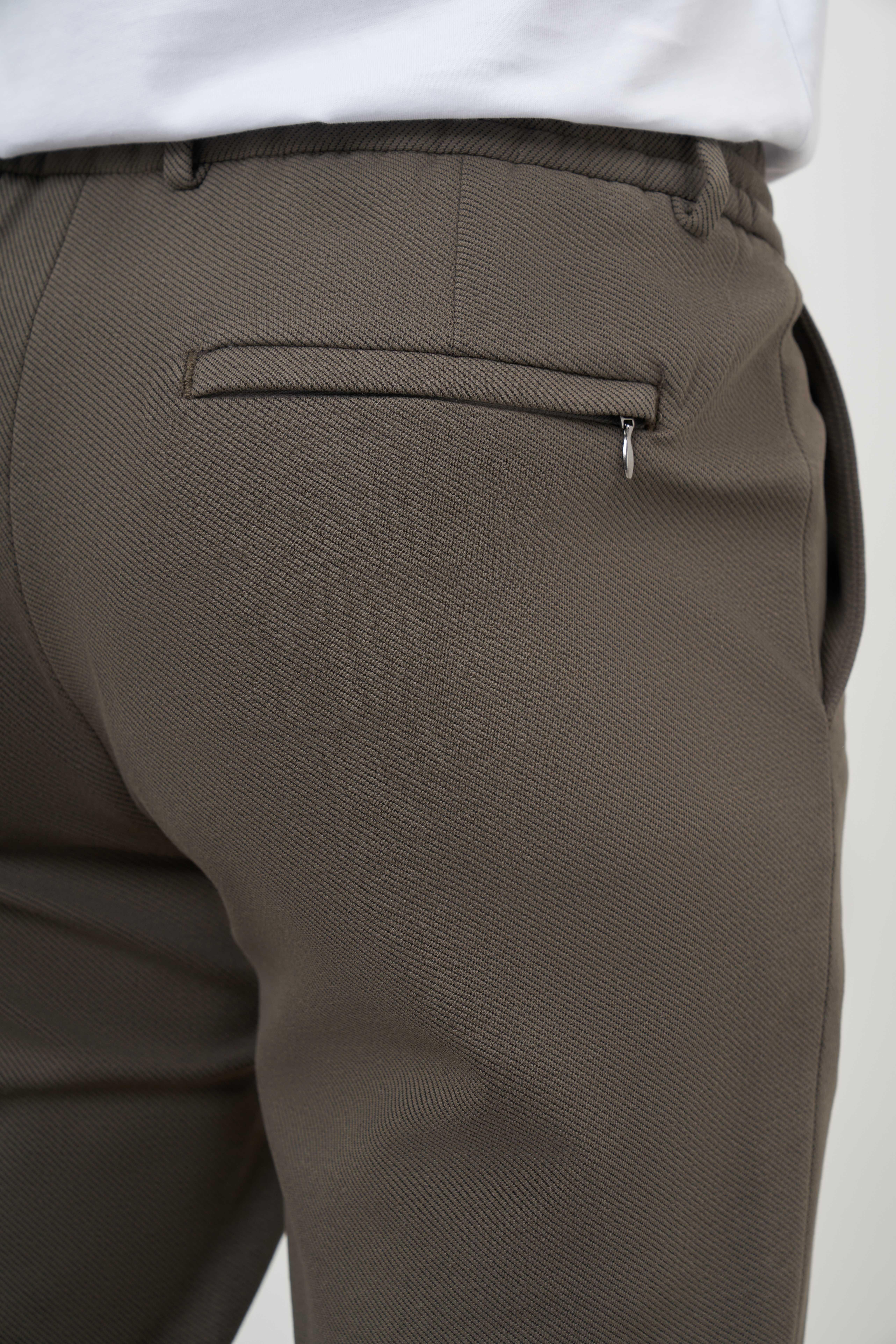 Morven Erkek Haki Jogger Dynamic Fit Spor Pantolon