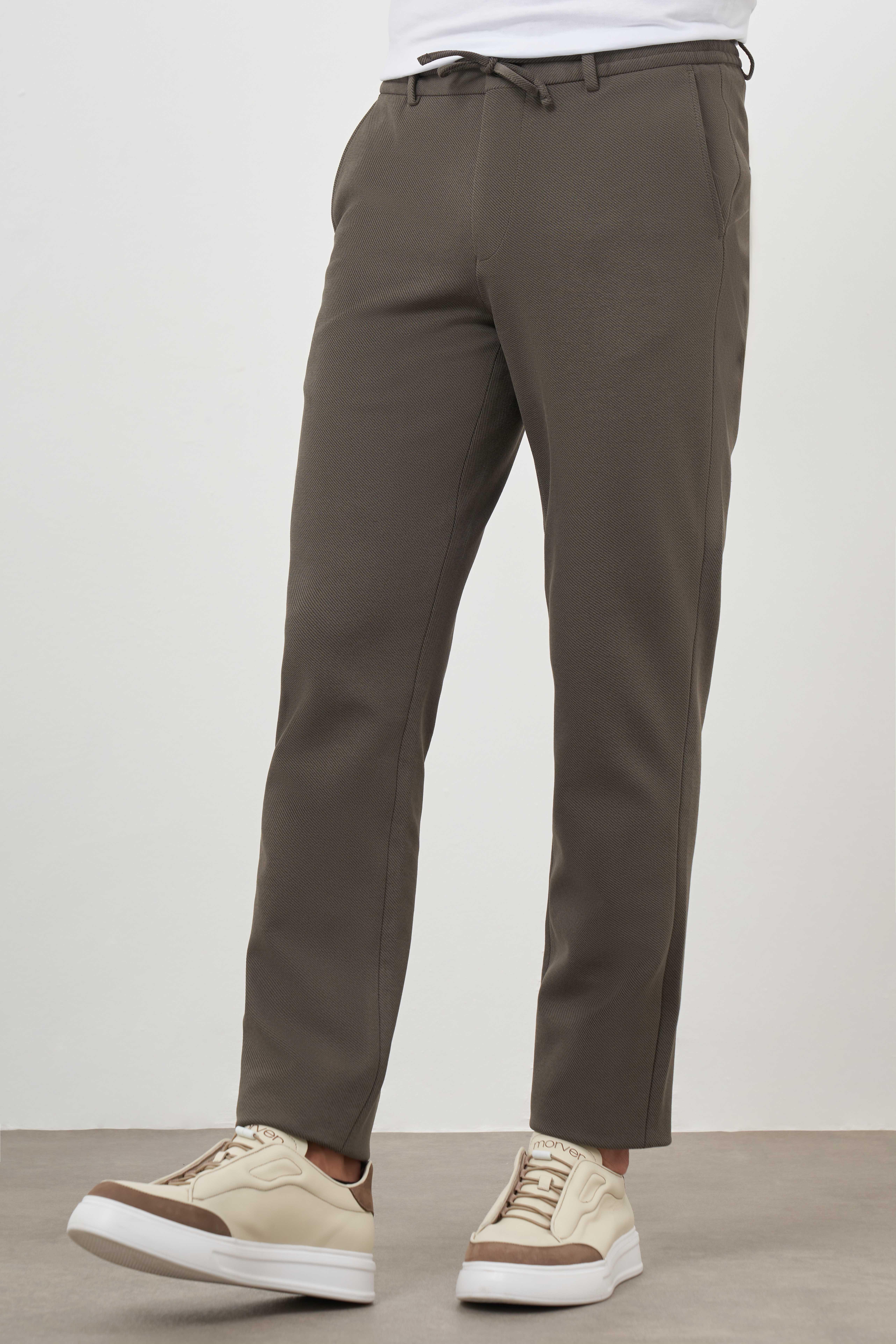 Morven Erkek Haki Jogger Dynamic Fit Spor Pantolon