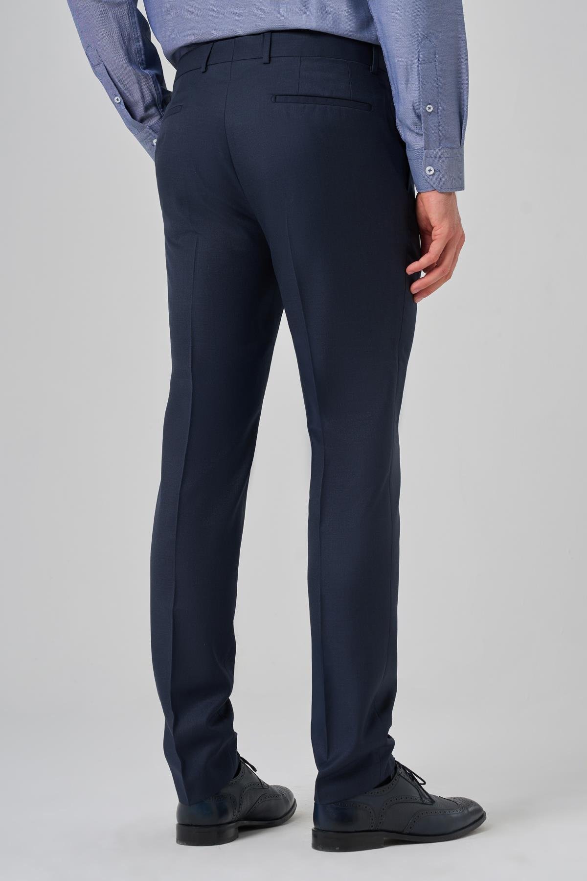 Morven Erkek KOYU LACİVERT Klasik Slim Fit Dar Kesim Pantolon