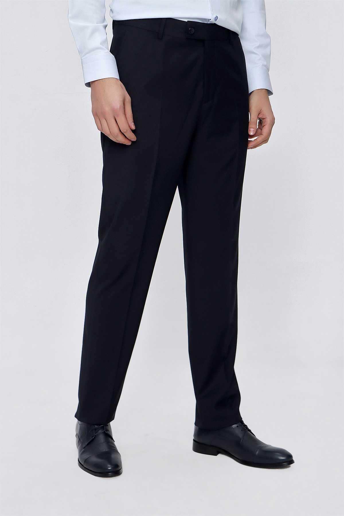 Morven Erkek Lacivert Basic Liparis Dynamic Fit Classic Pantolon