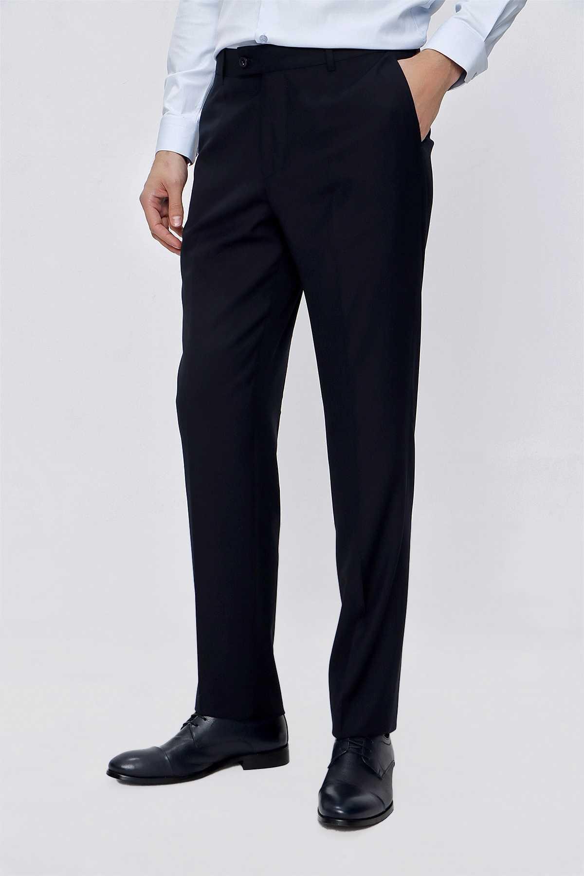 Morven Erkek Lacivert Basic Liparis Dynamic Fit Classic Pantolon