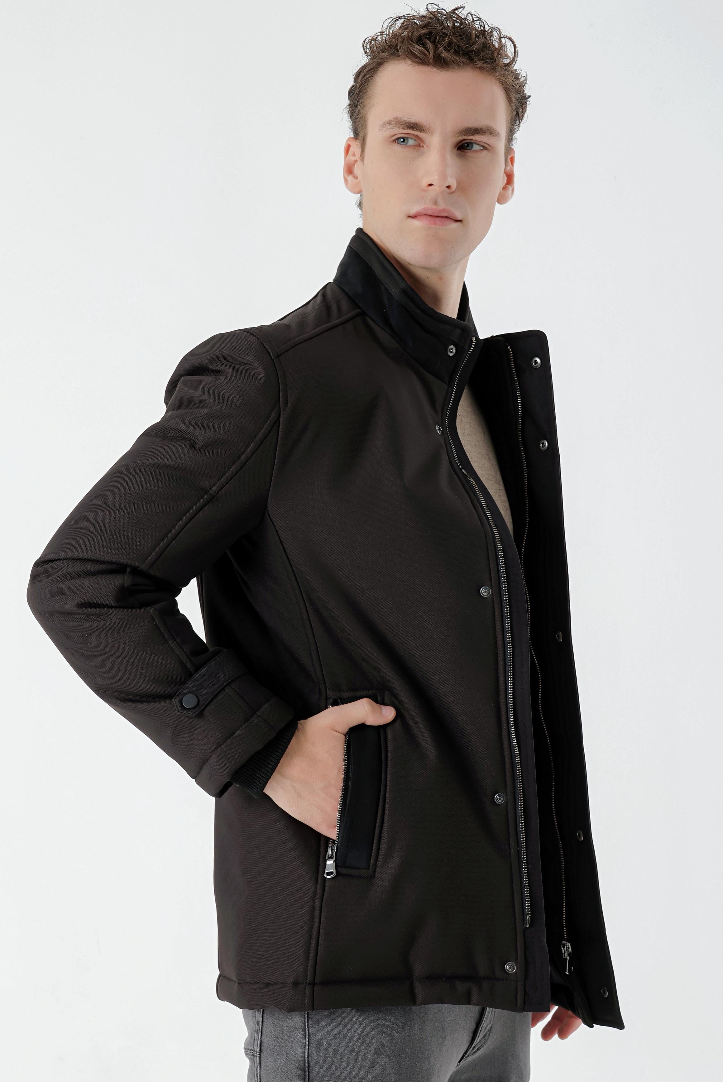 Morven Erkek Siyah Aston Çıtçıtlı Yan Cepli Dynamic Fit Rahat