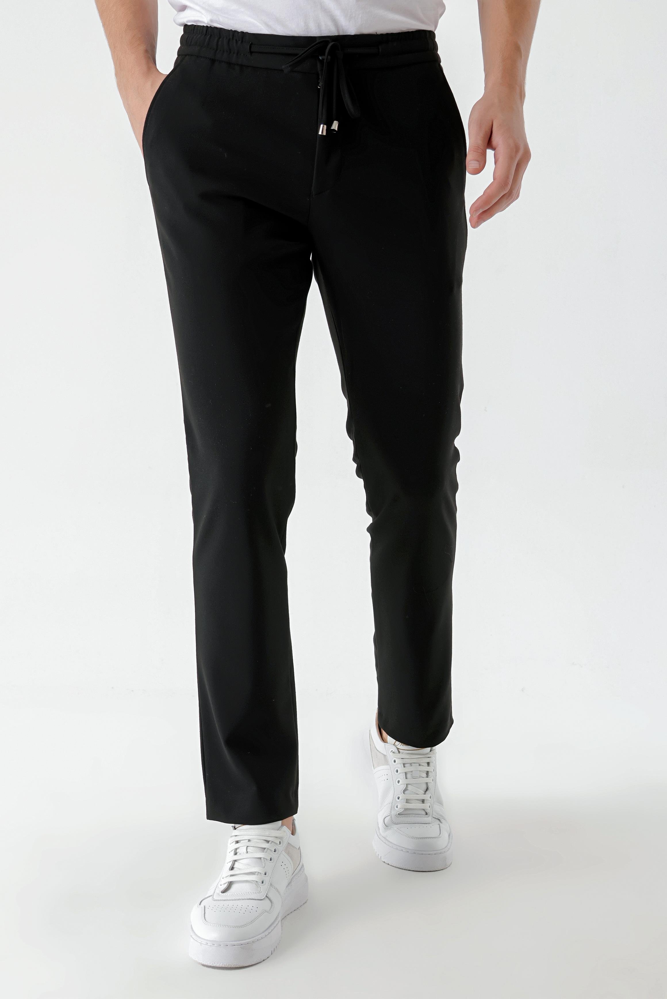 Morven Erkek Siyah Jogger Slim Fit Spor Pantolon