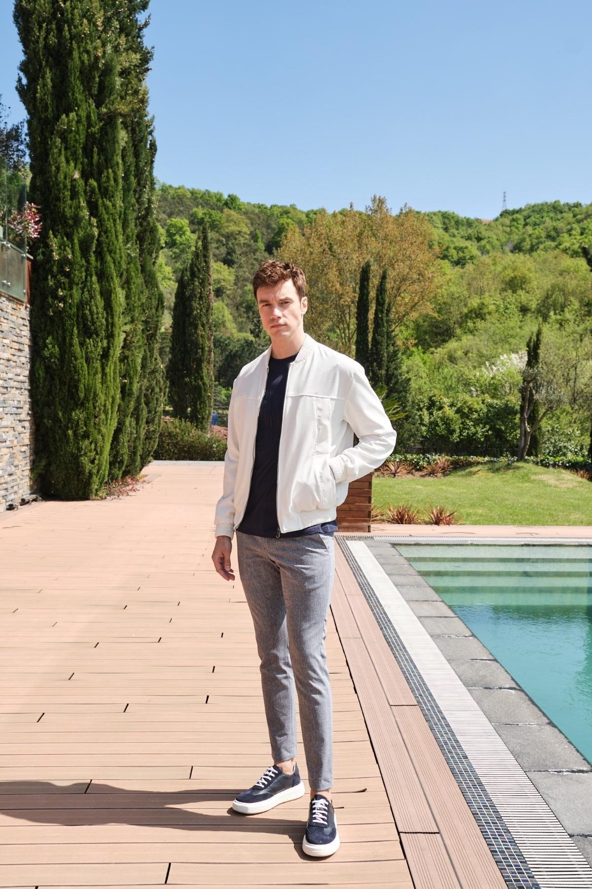 Morven Erkek Taş Marfil Rixos Dynamic Fit Baharlık Bomber Mont