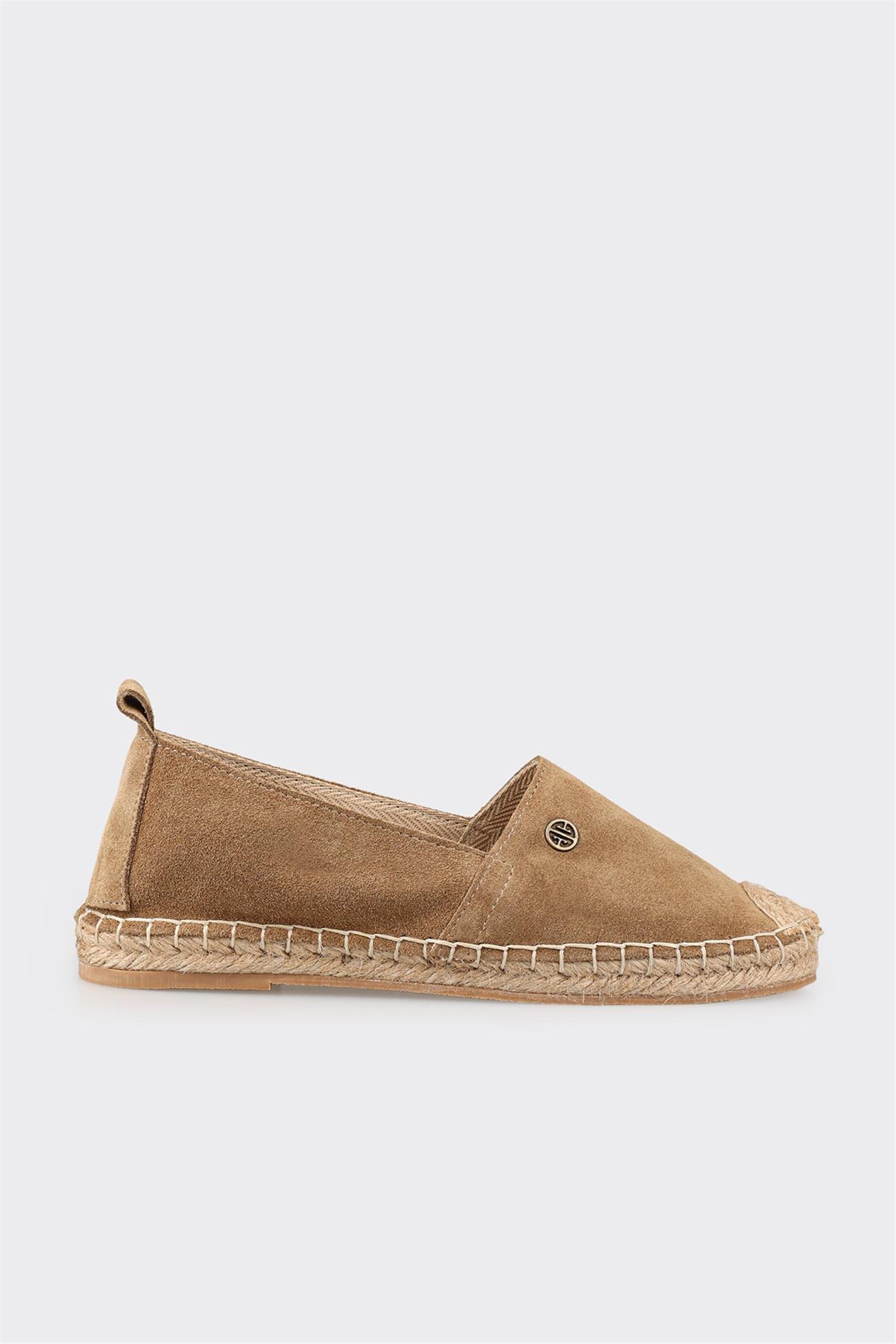 Elle Naturel Elle Naturel Deri Kadın Espadril