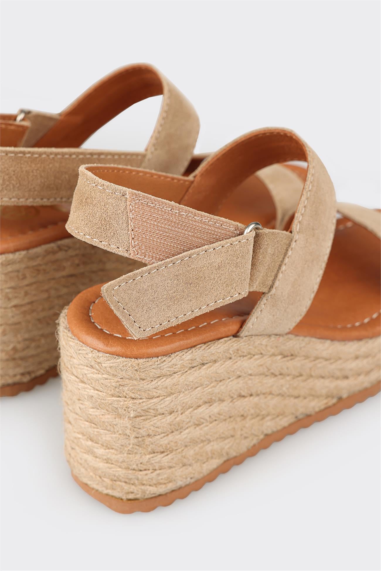 Elle Naturel Elle Naturel Deri Kadın Espadril