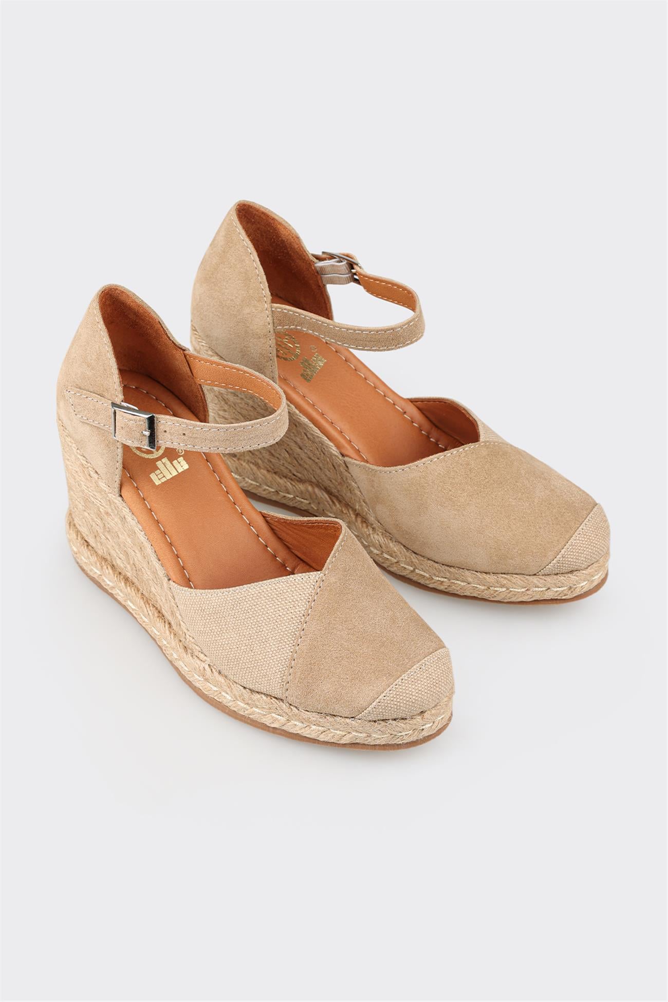 Elle Naturel Elle Naturel Deri Kadın Espadril