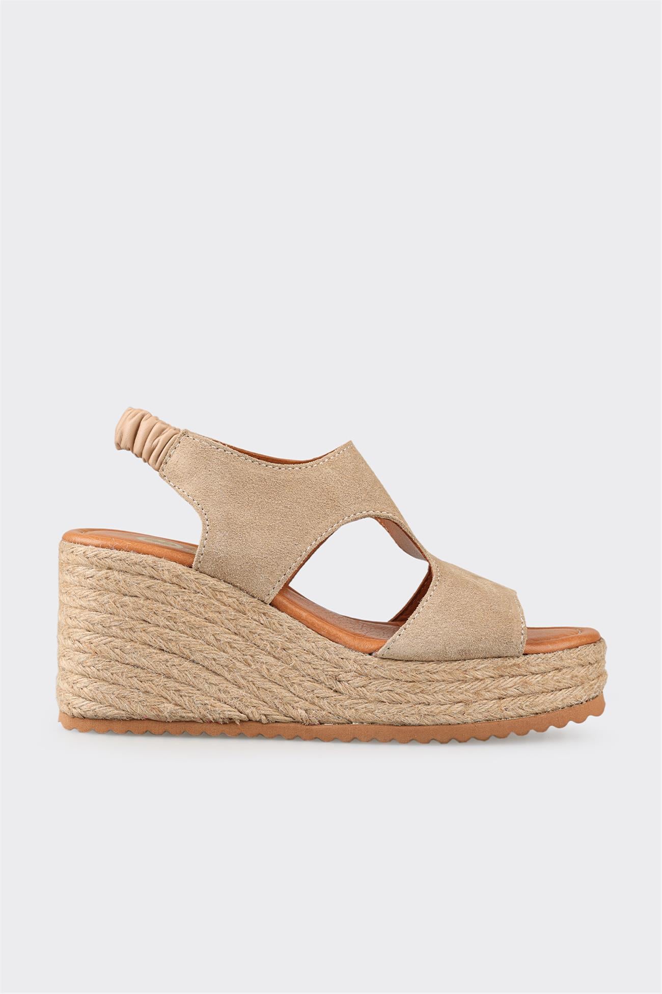 Elle Naturel Elle Naturel Deri Kadın Espadril