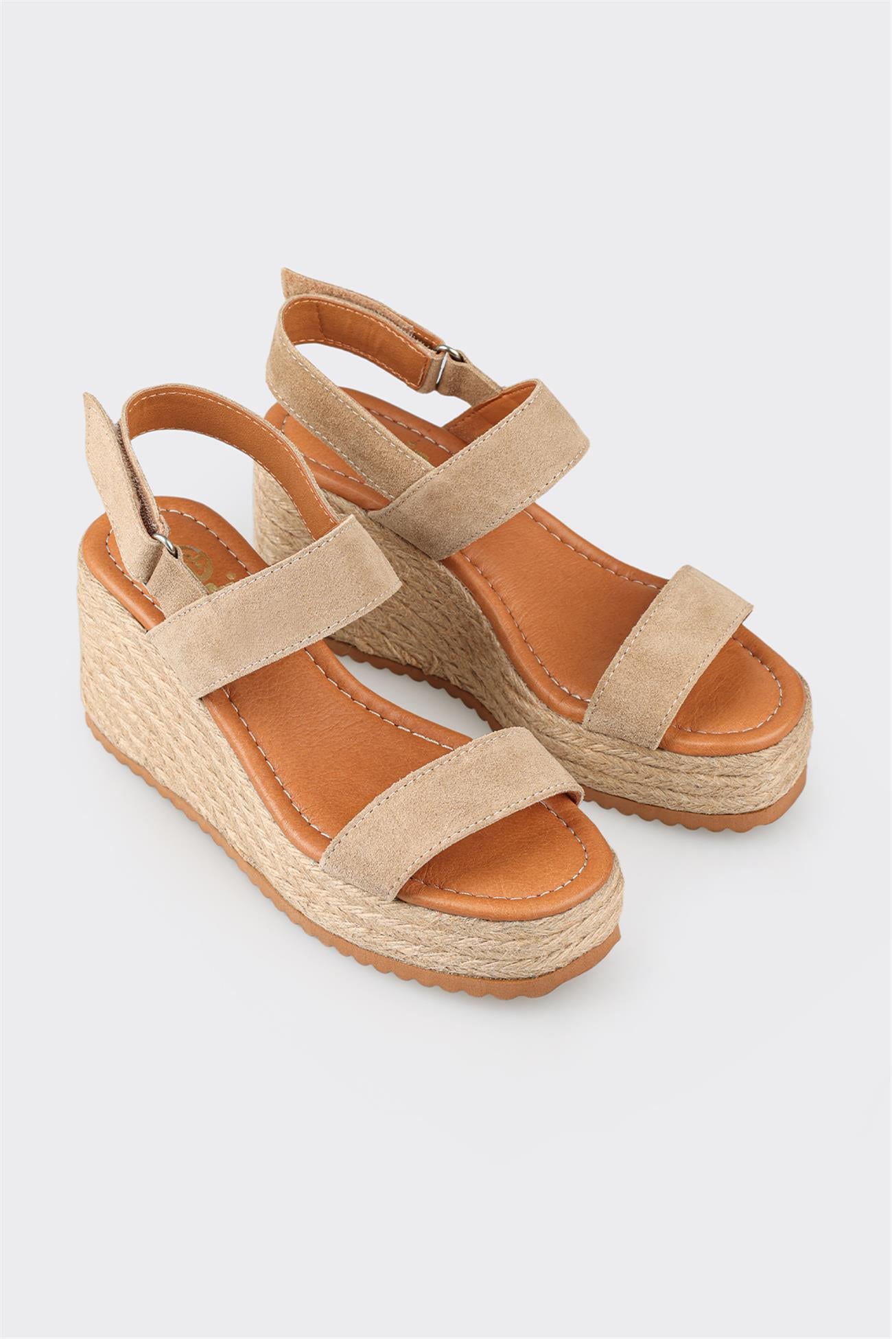 Elle Naturel Elle Naturel Deri Kadın Espadril