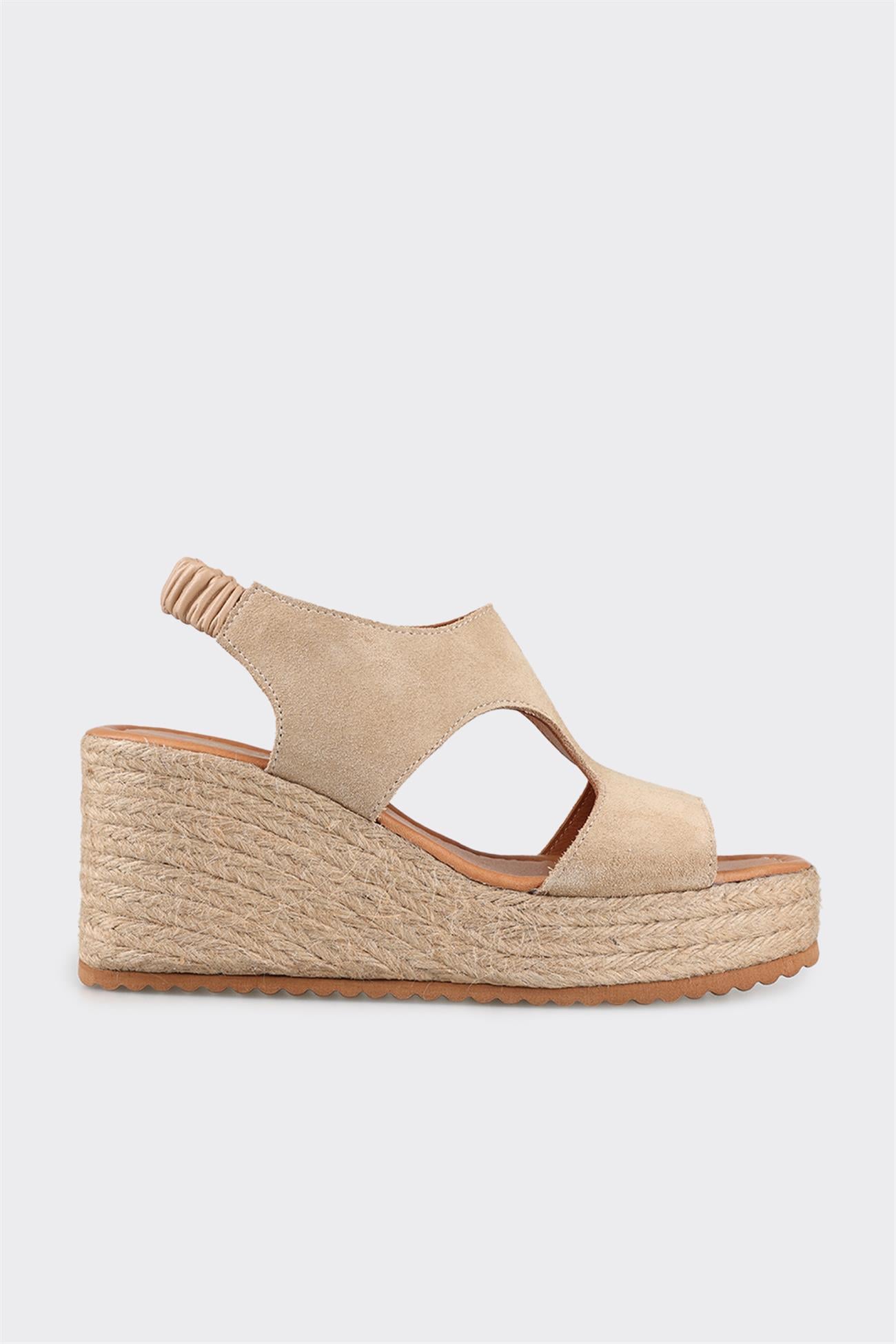 Elle Naturel Elle Naturel Deri Kadın Espadril