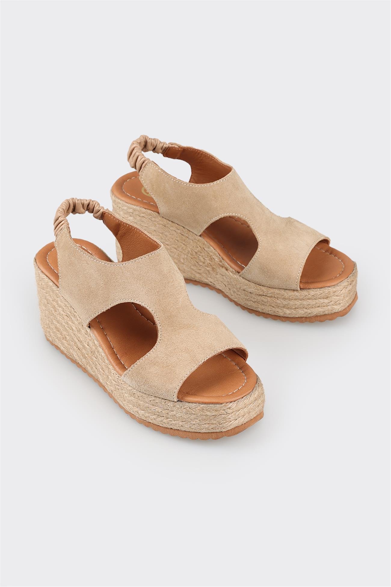 Elle Naturel Elle Naturel Deri Kadın Espadril