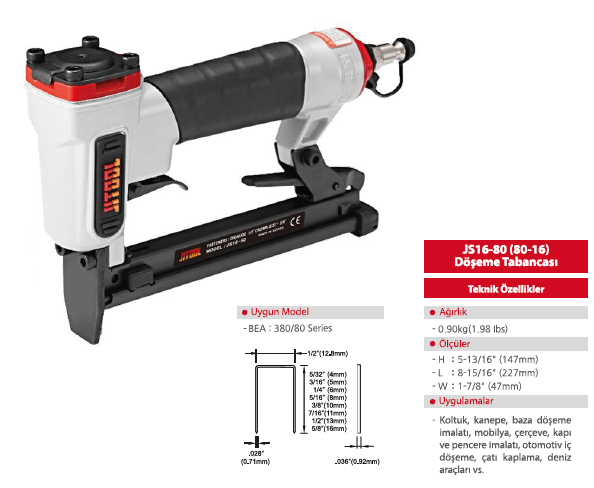 JITOLL JS16-80 (8016) DÖŞEME TABANCASI