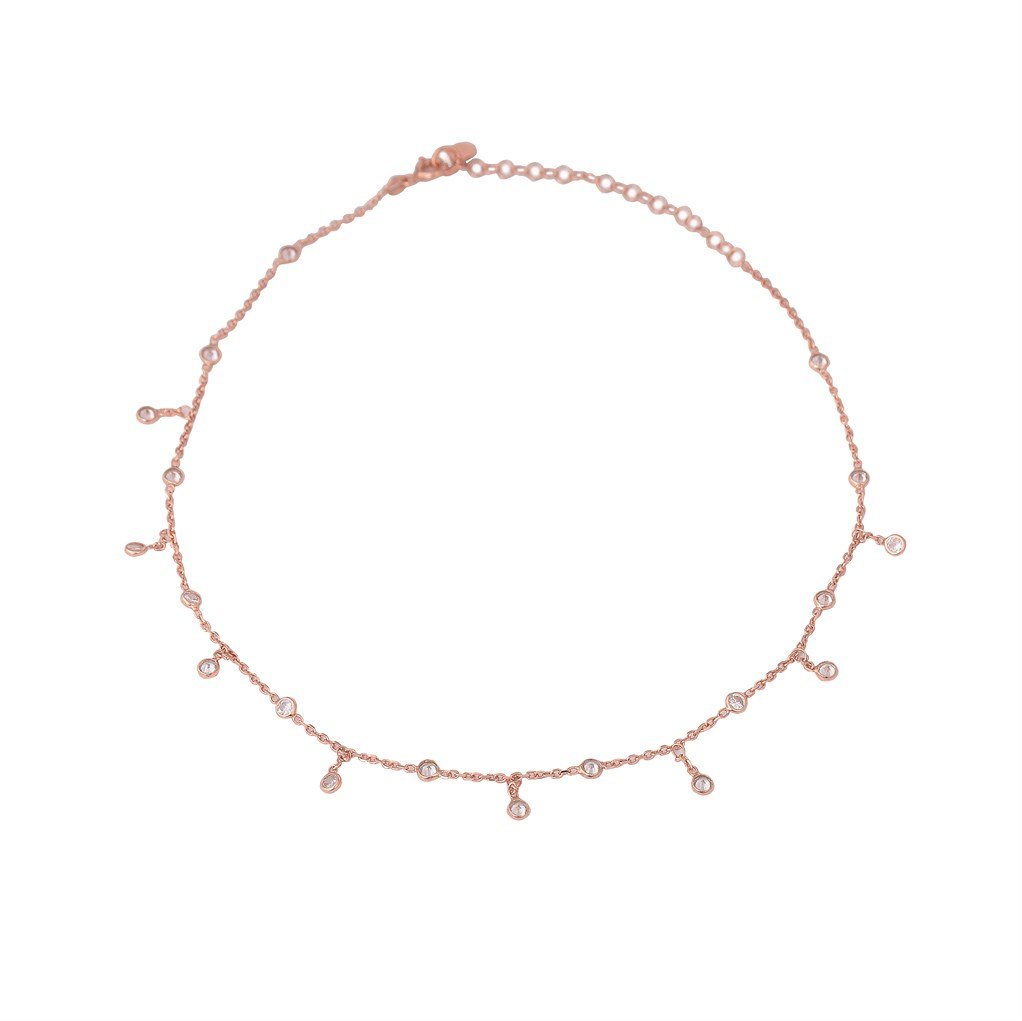 Diamond Choker 925 ayar gümüş