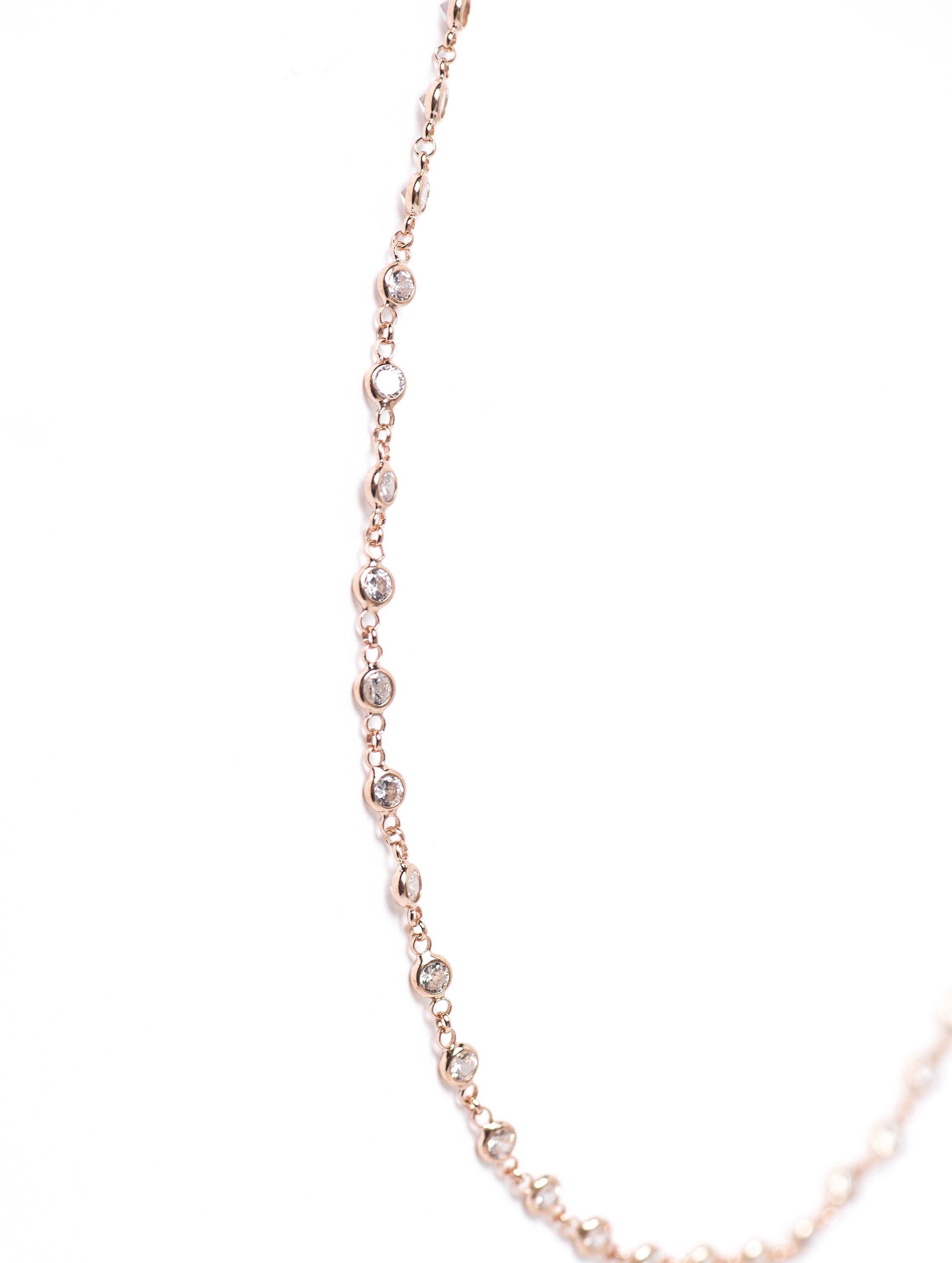 Diamond Zincir 925 ayar gümüş
