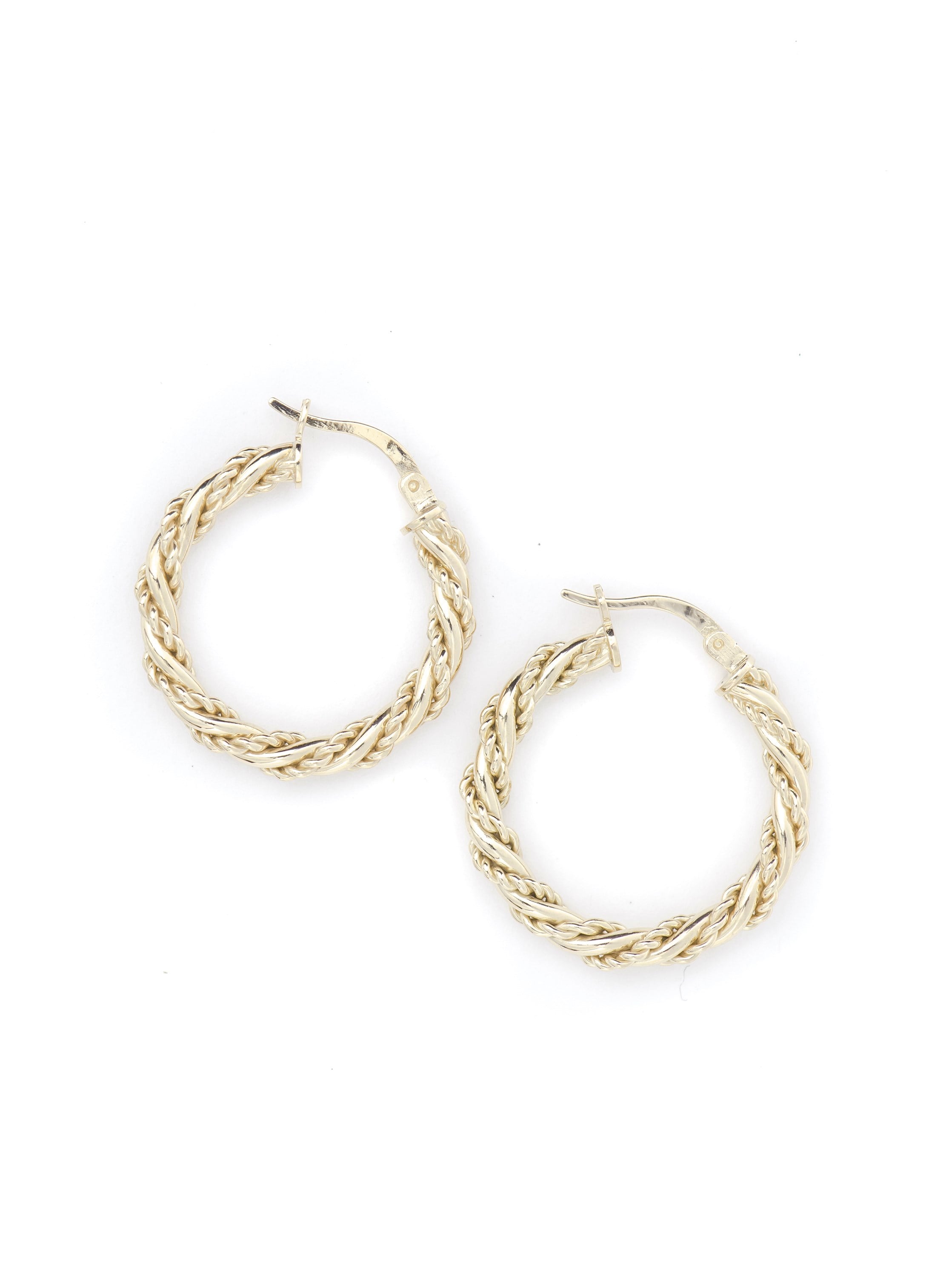 Double Hoop Küpe 925 Ayar Gümüş