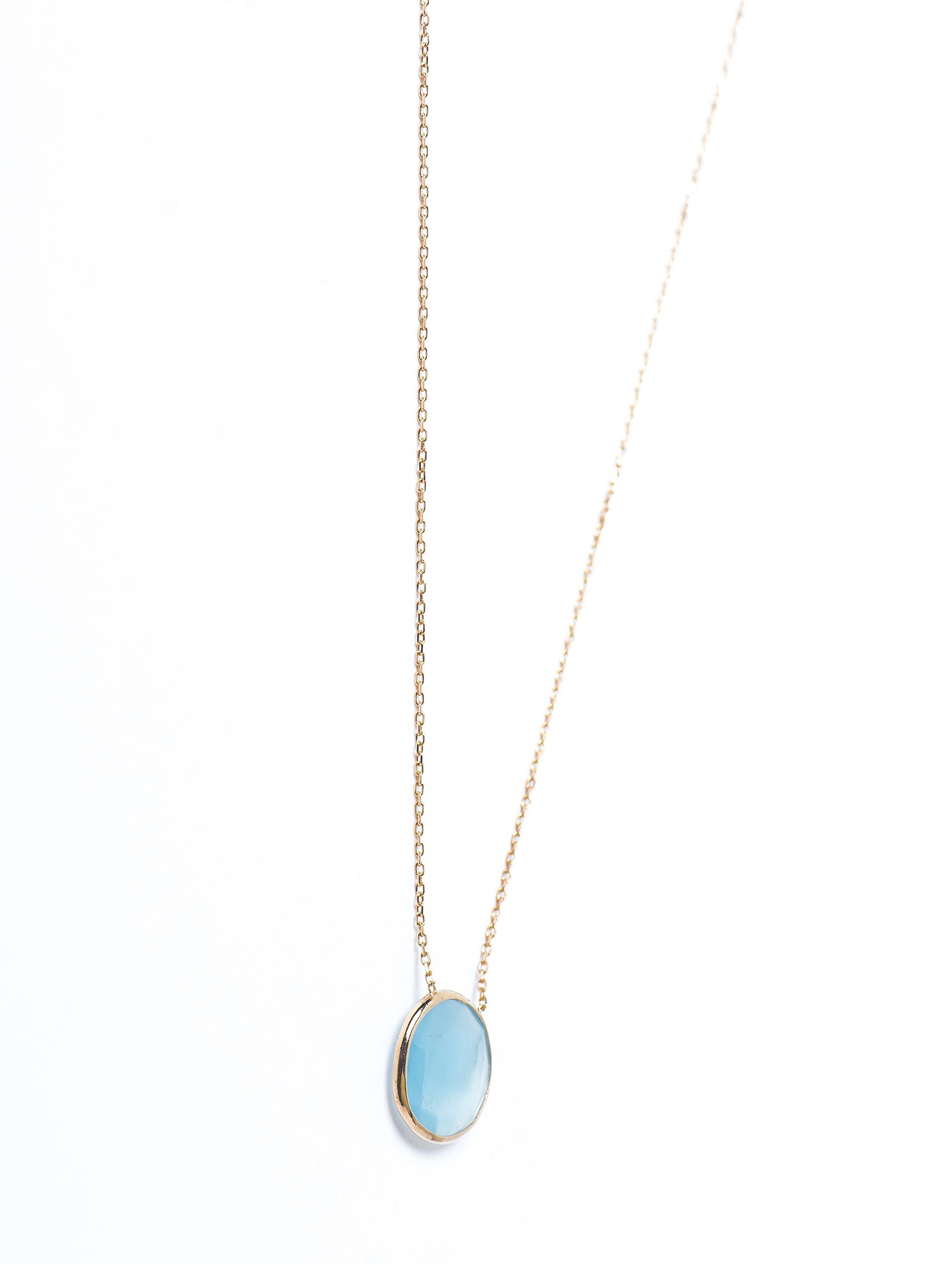 Peruvian Blue Kolye 925 ayar gümüş